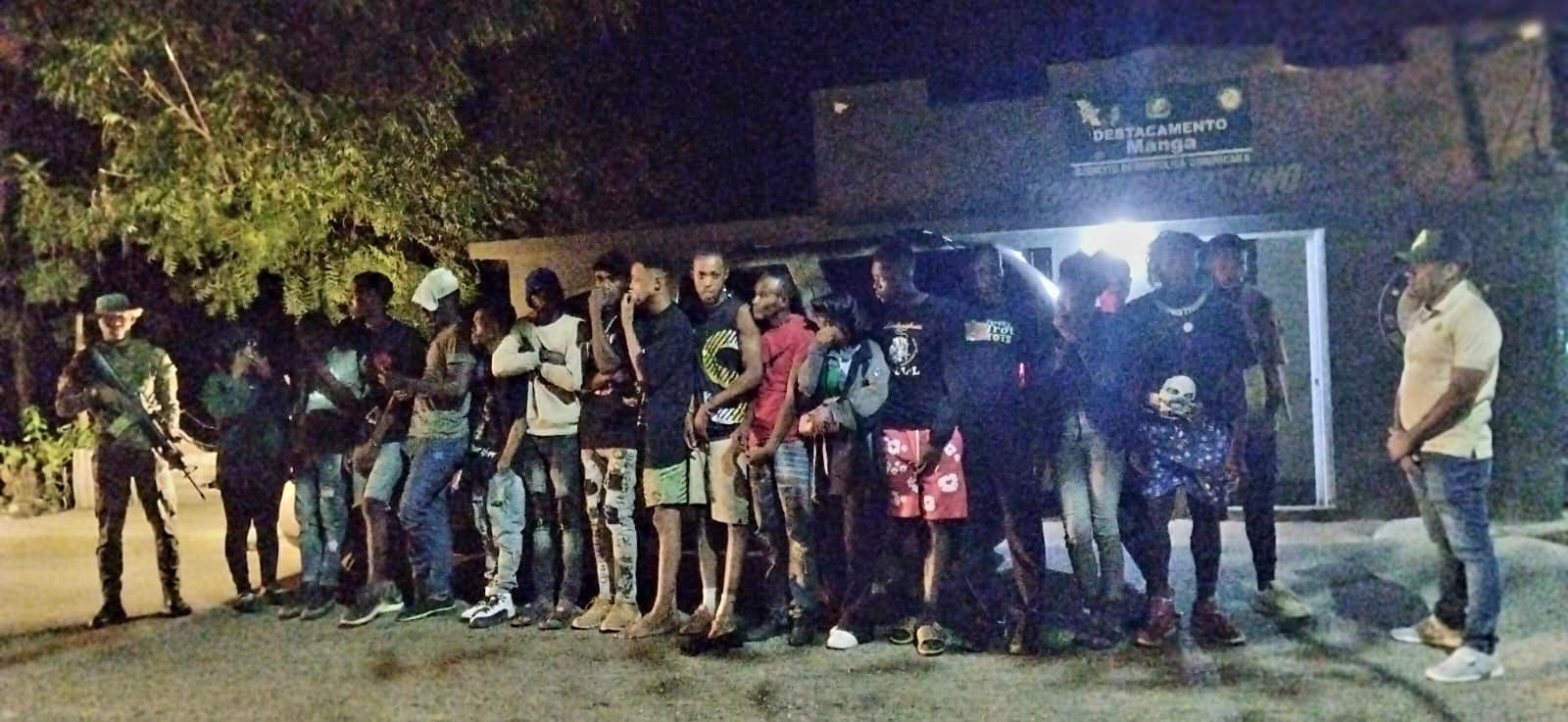 50 nacionales haitianos en condición migratoria irregular fueron detenidos en Valverde, Dajabón y Montecristi
