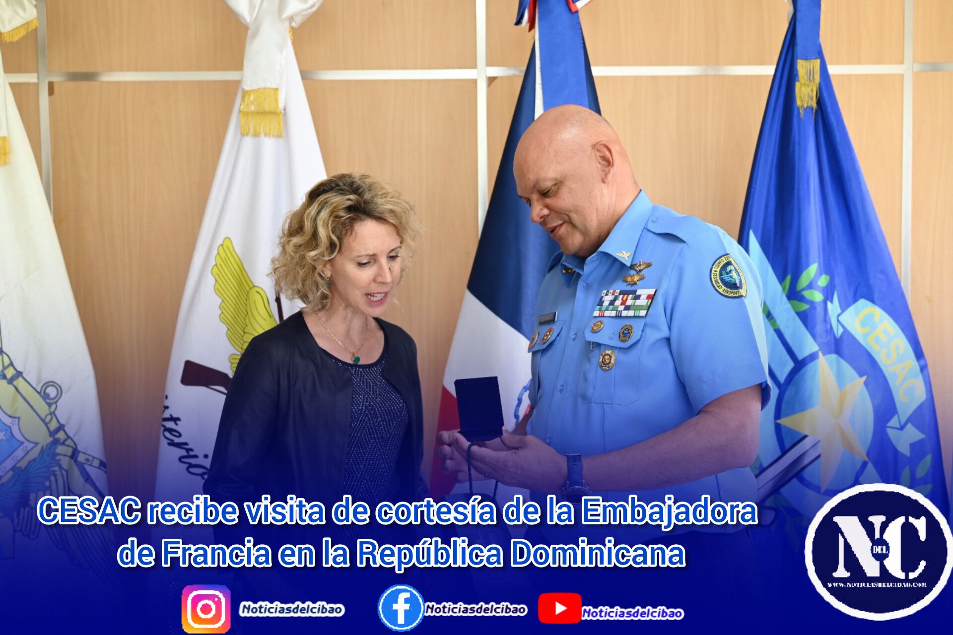 CESAC recibe visita de cortesía de la Embajadora de Francia en la República Dominicana