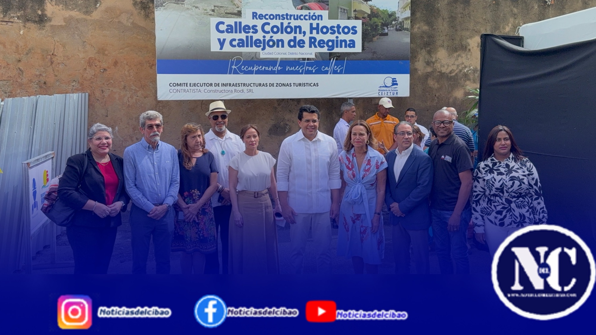 Collado dice turismo invierte más de 400 millones de pesos en obras emblemáticas en Ciudad Colonial.