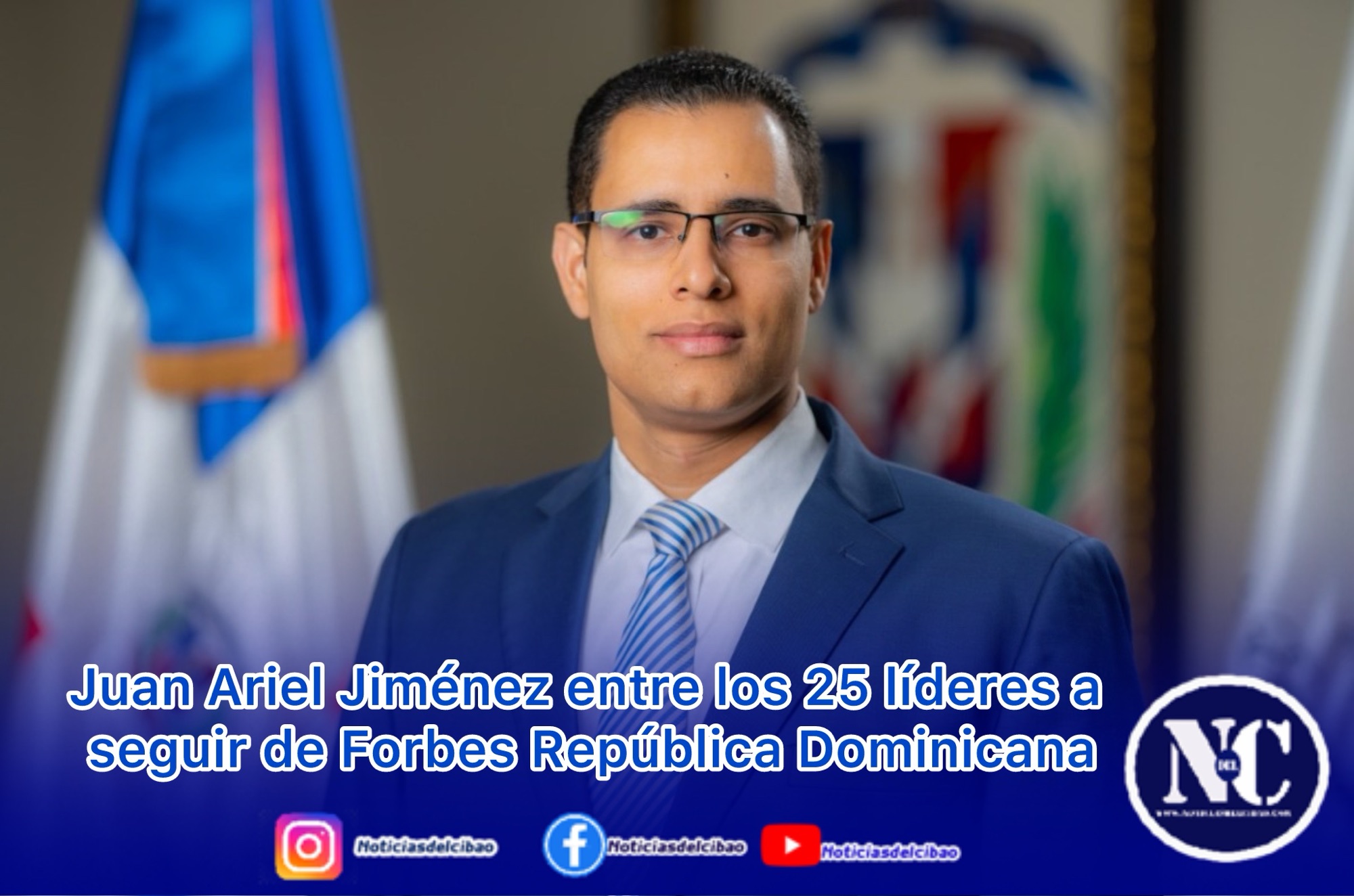 Juan Ariel Jiménez entre los 25 líderes a seguir de Forbes República Dominicana