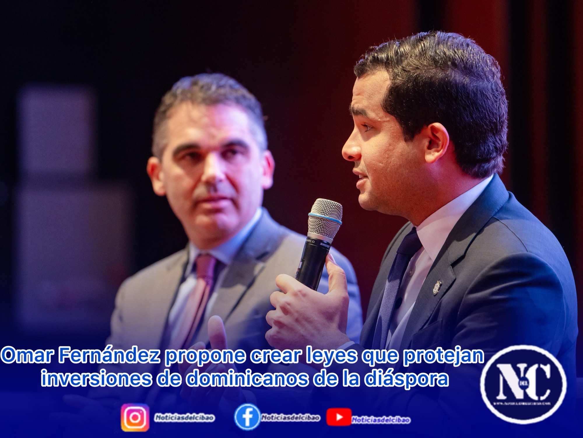 Omar Fernández propone crear leyes que protejan inversiones de dominicanos de la diáspora