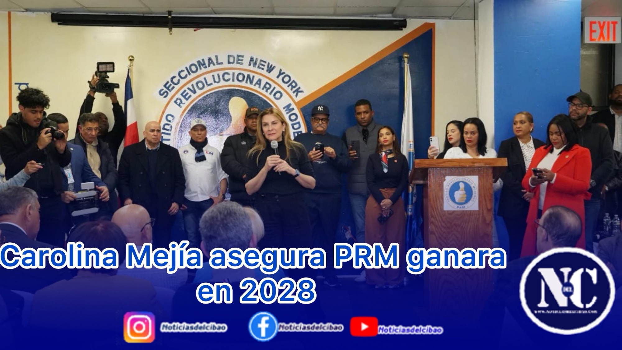 Carolina Mejía asegura prm ganara en 2028