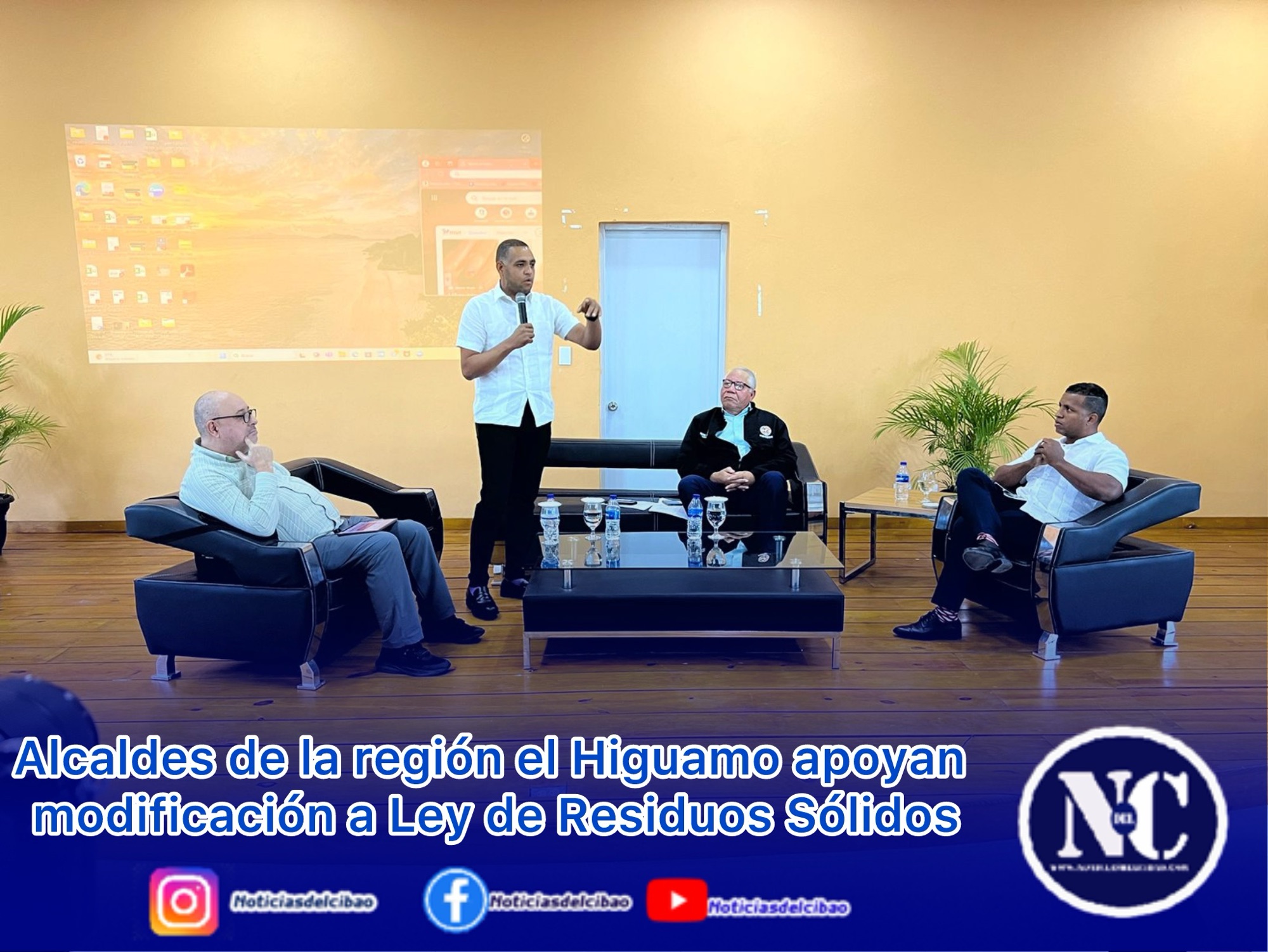 Alcaldes de la región el Higuamo apoyan modificación a Ley de Residuos Sólidos