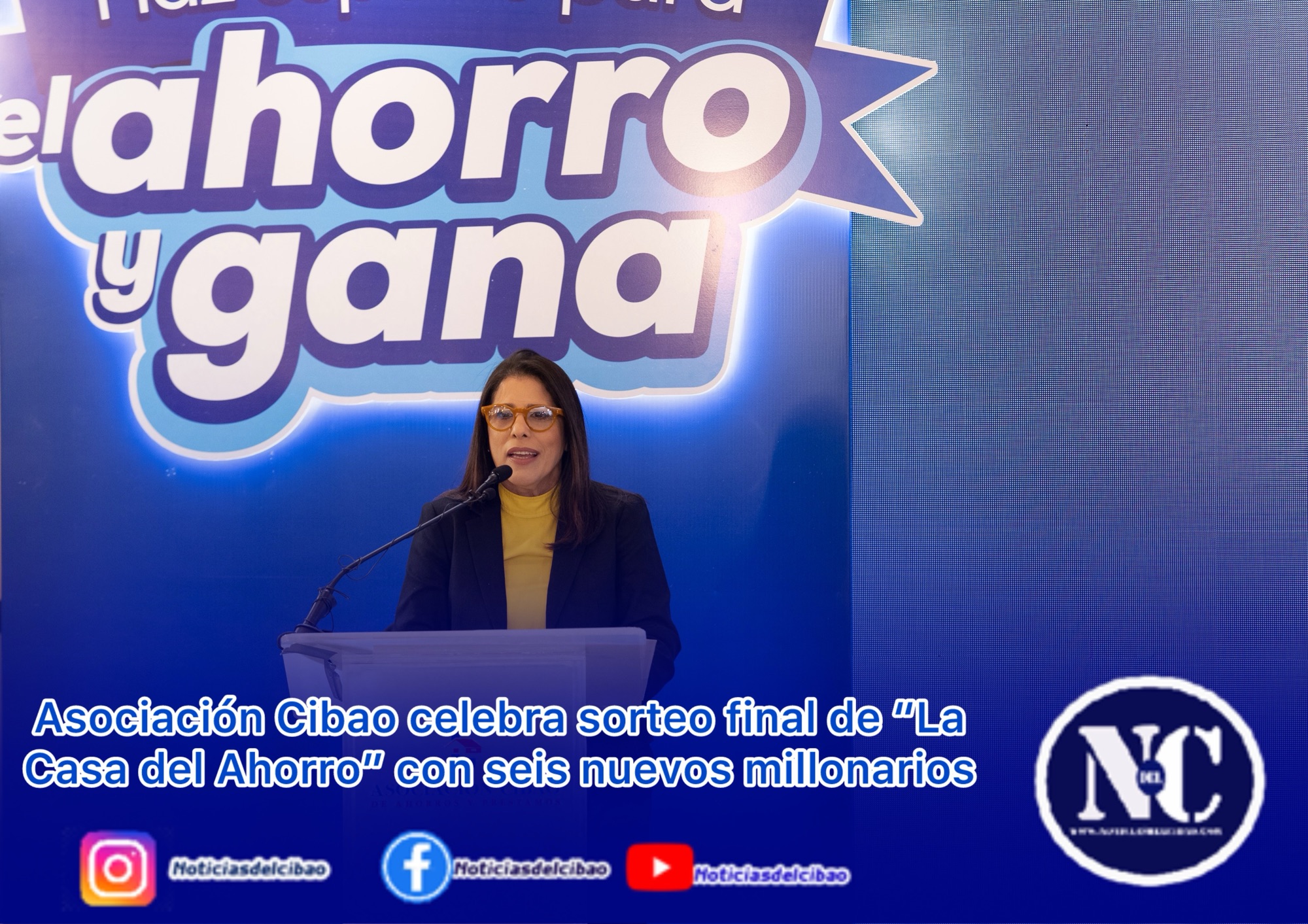 Asociación Cibao celebra sorteo final de “La Casa del Ahorro” con seis nuevos millonarios