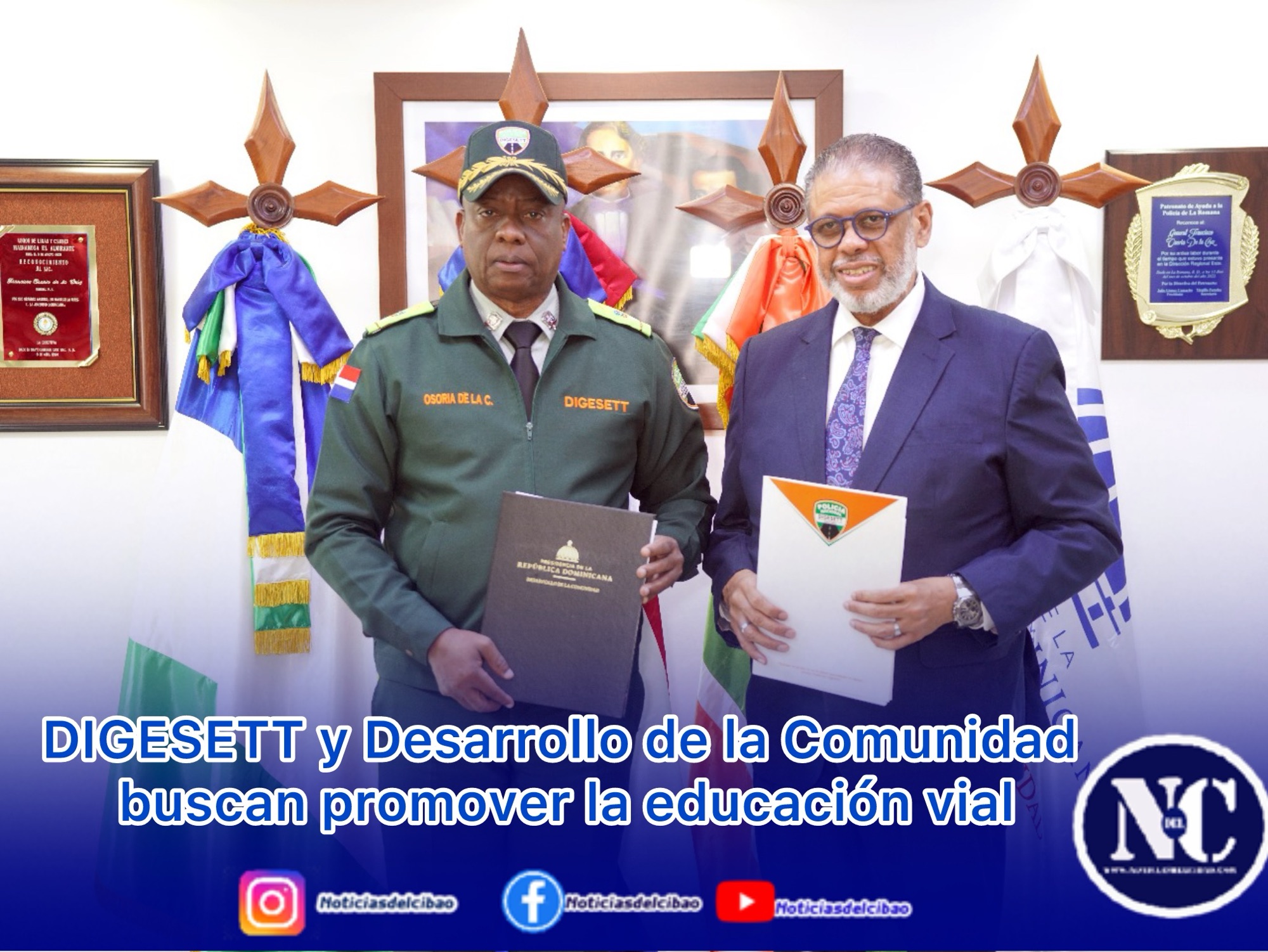 DIGESETT y Desarrollo de la Comunidad buscan promover la educación vial