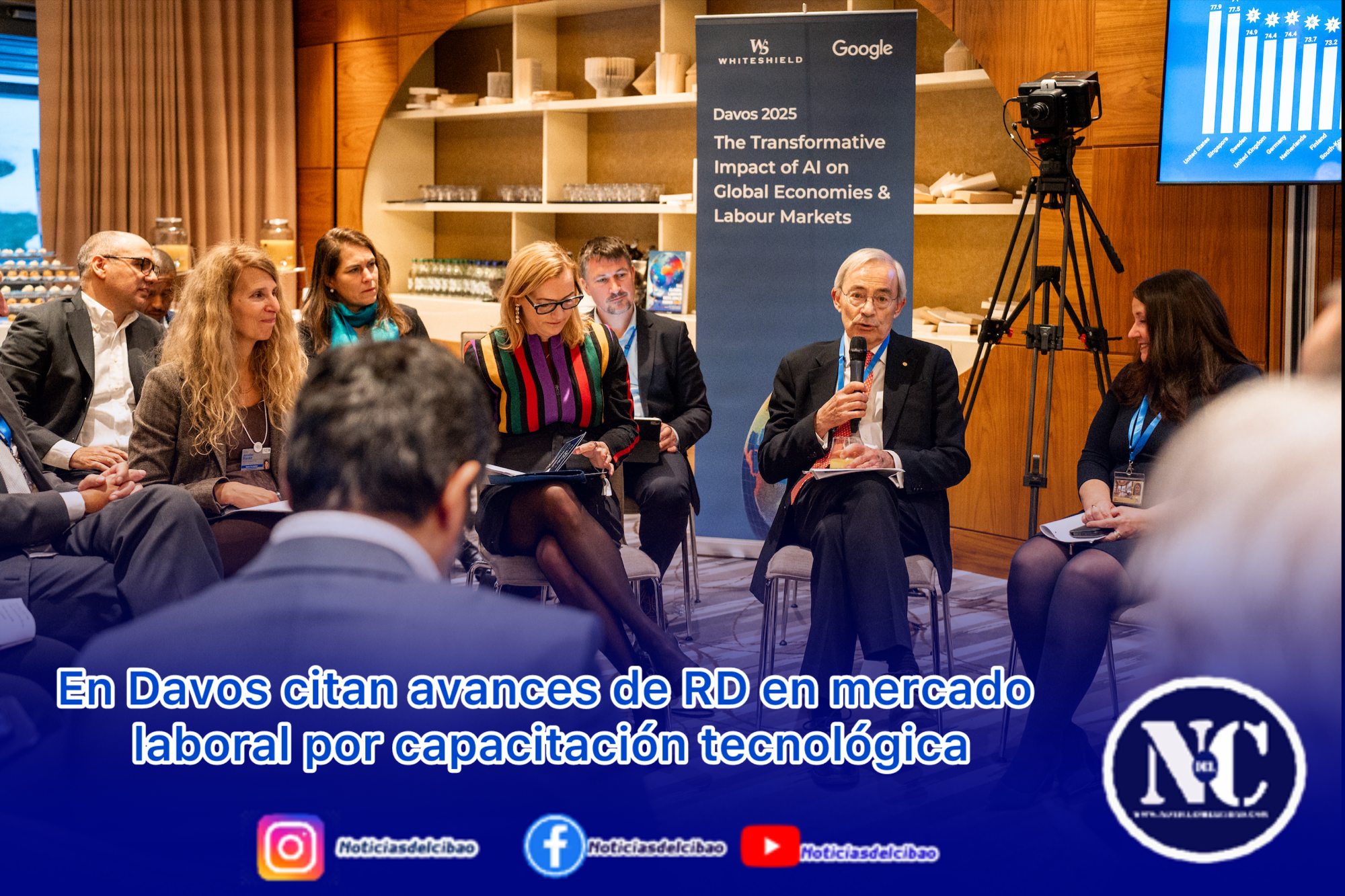 En Davos citan avances de RD en mercado laboral por capacitación tecnológica