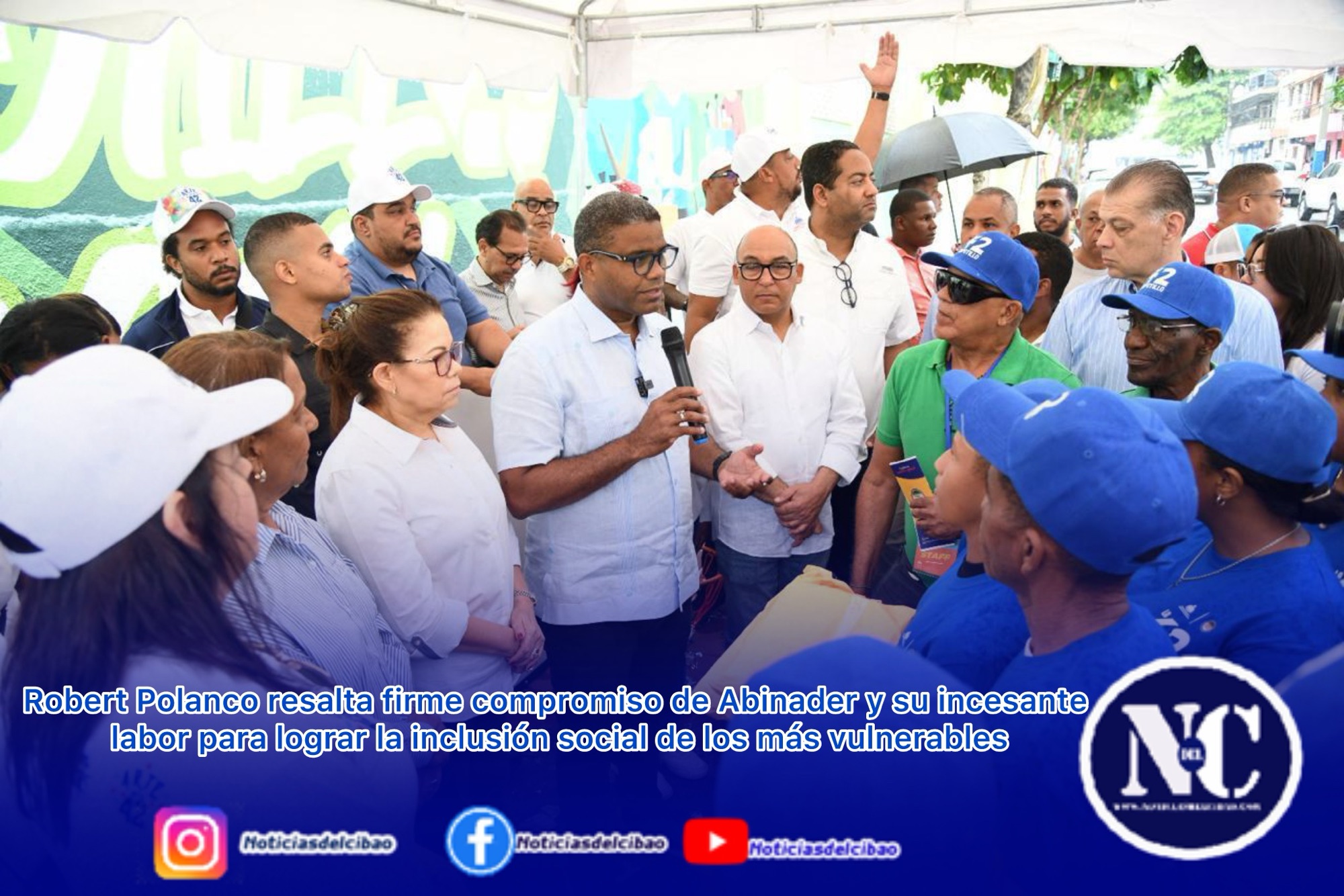 Robert Polanco resalta firme compromiso de Abinader y su incesante labor para lograr la inclusión social de los más vulnerables