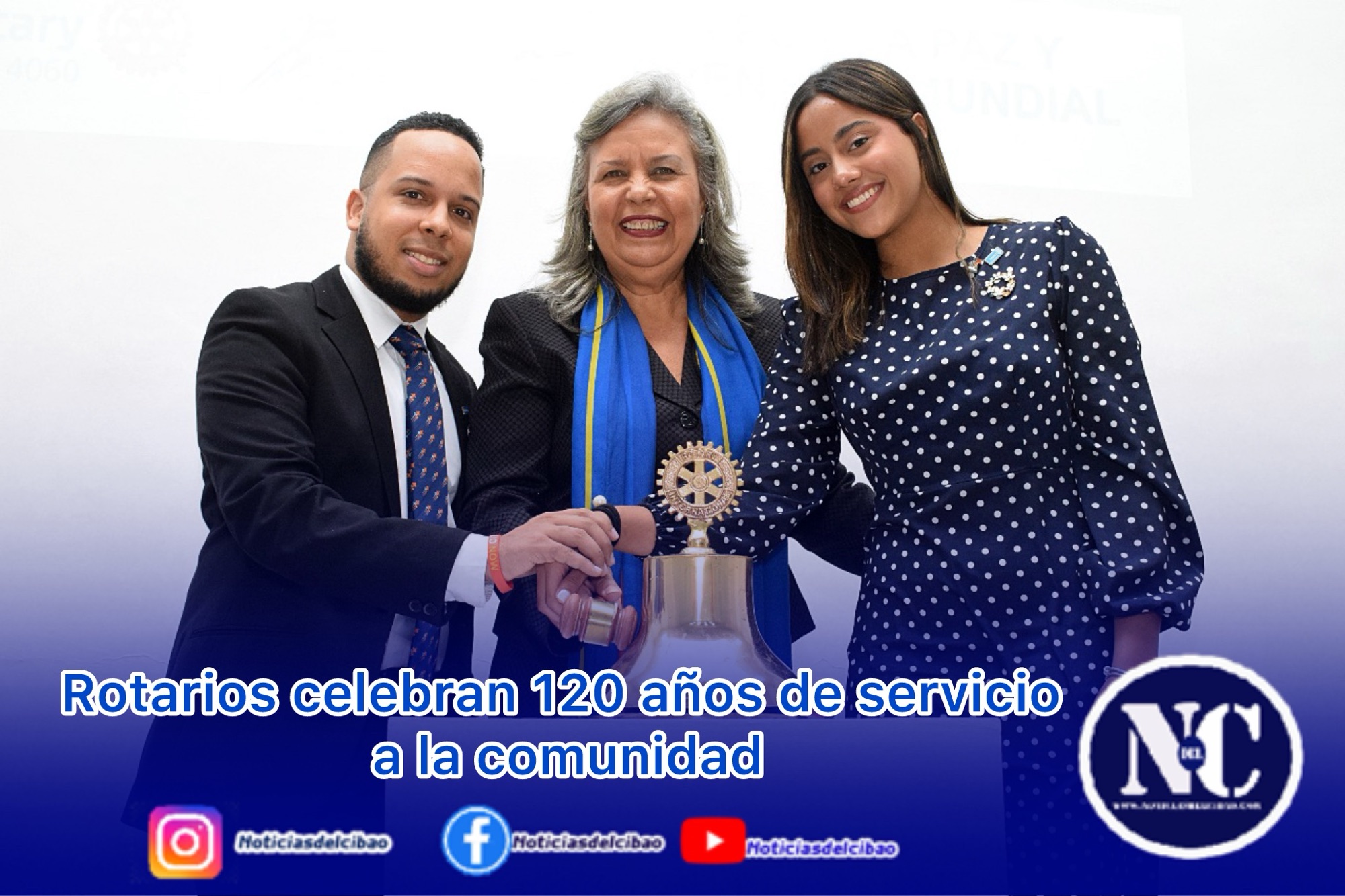 Rotarios celebran 120 años de servicio a la comunidad