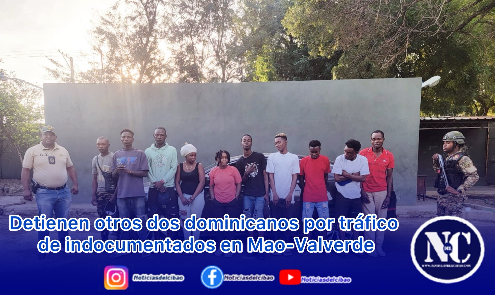 Detienen otros dos dominicanos por tráfico de indocumentados en Mao-Valverde