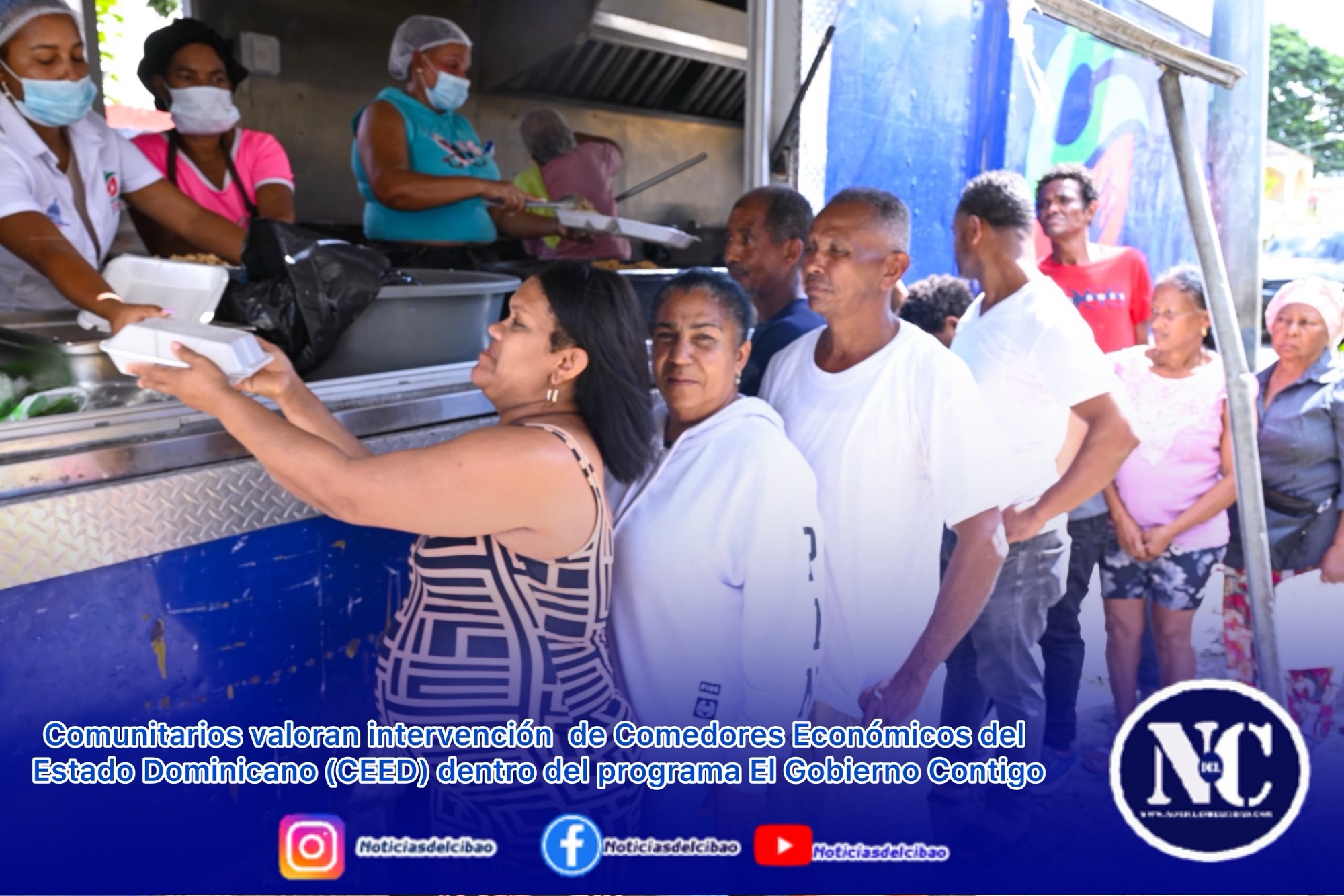 Comunitarios valoran intervención &nbsp;de Comedores Económicos del Estado Dominicano (CEED) dentro del programa El Gobierno Contigo