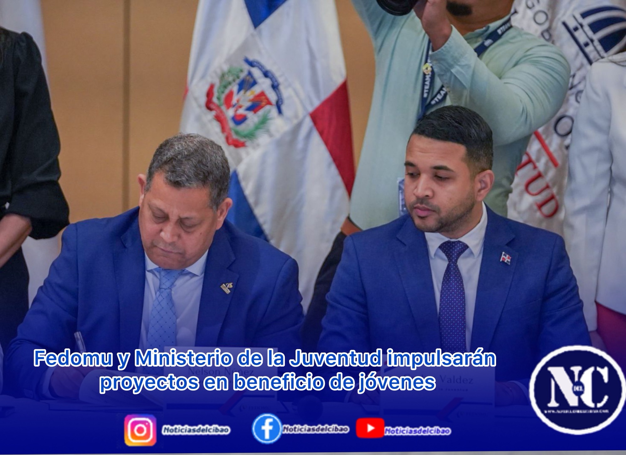 Fedomu y Ministerio de la Juventud impulsarán proyectos en beneficio de jóvenes