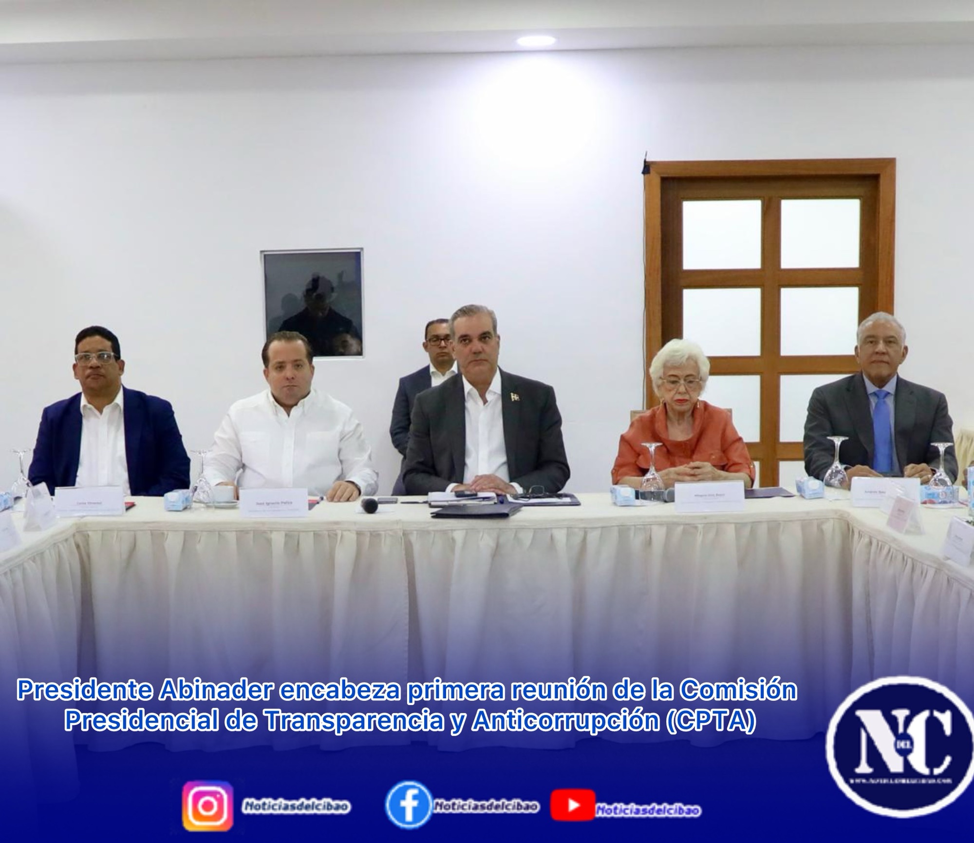 Presidente Abinader encabeza primera reunión de la Comisión Presidencial de Transparencia y Anticorrupción (CPTA)