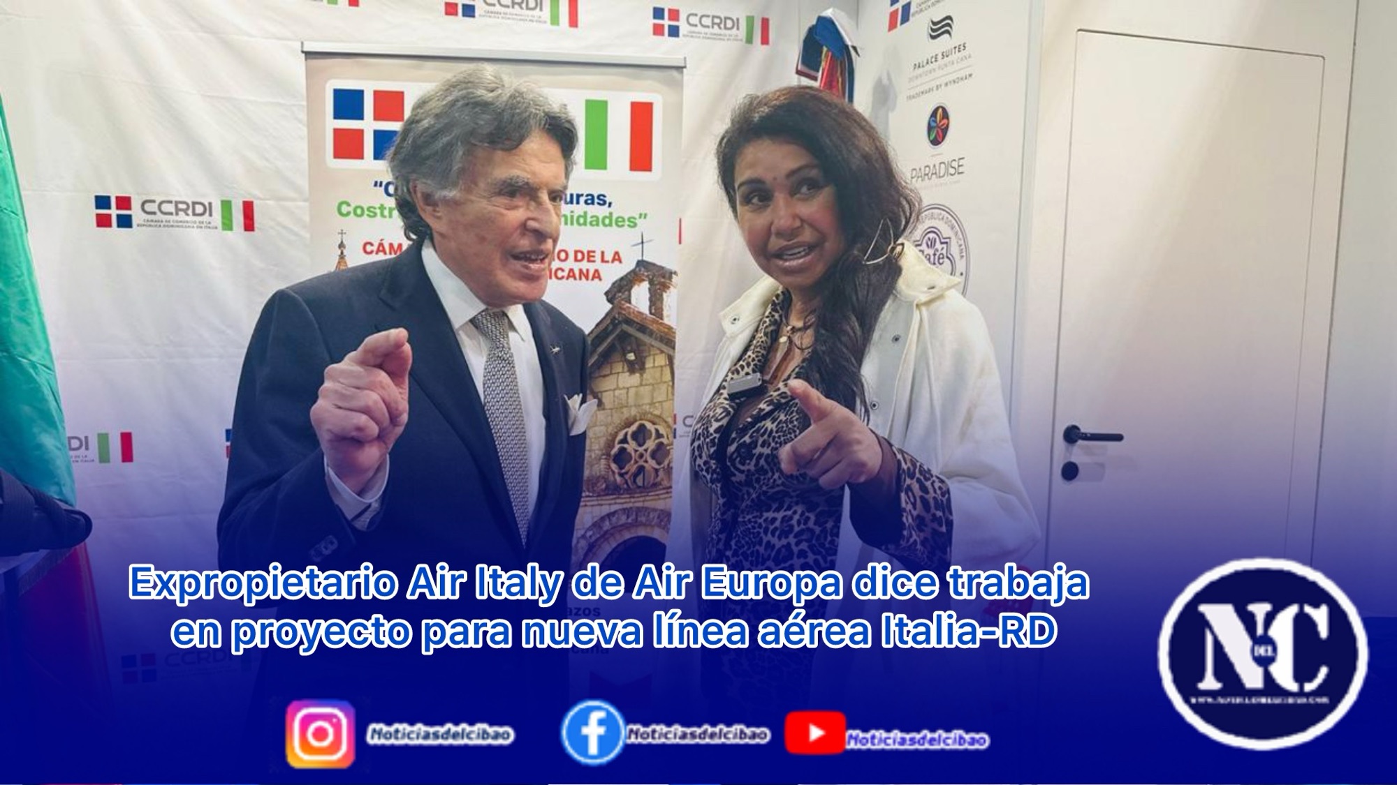 Expropietario Air Italy de Air Europa dice trabaja en proyecto para nueva línea aérea Italia-RD