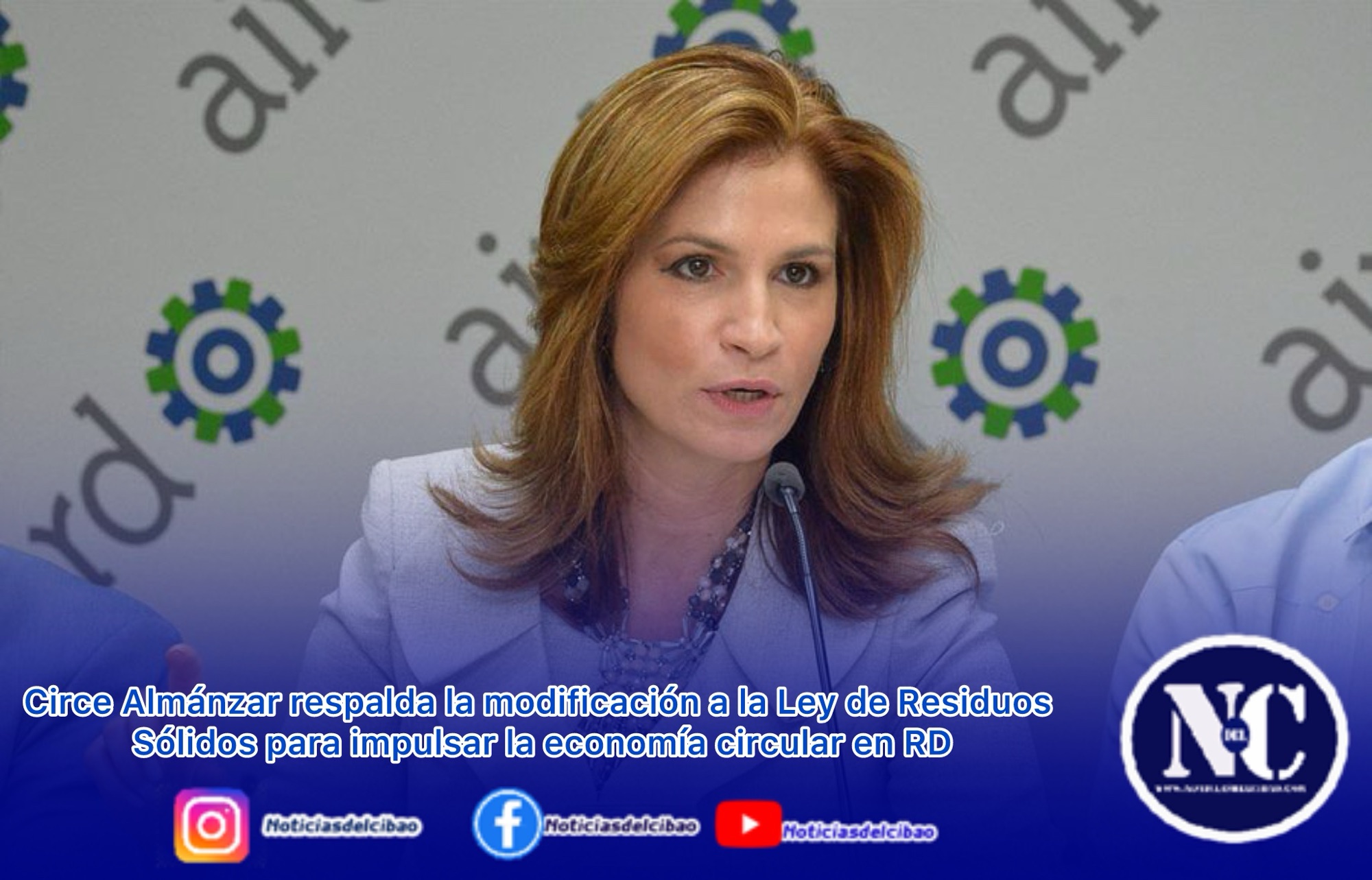 Circe Almánzar respalda la modificación a la Ley de Residuos Sólidos para impulsar la economía circular en RD