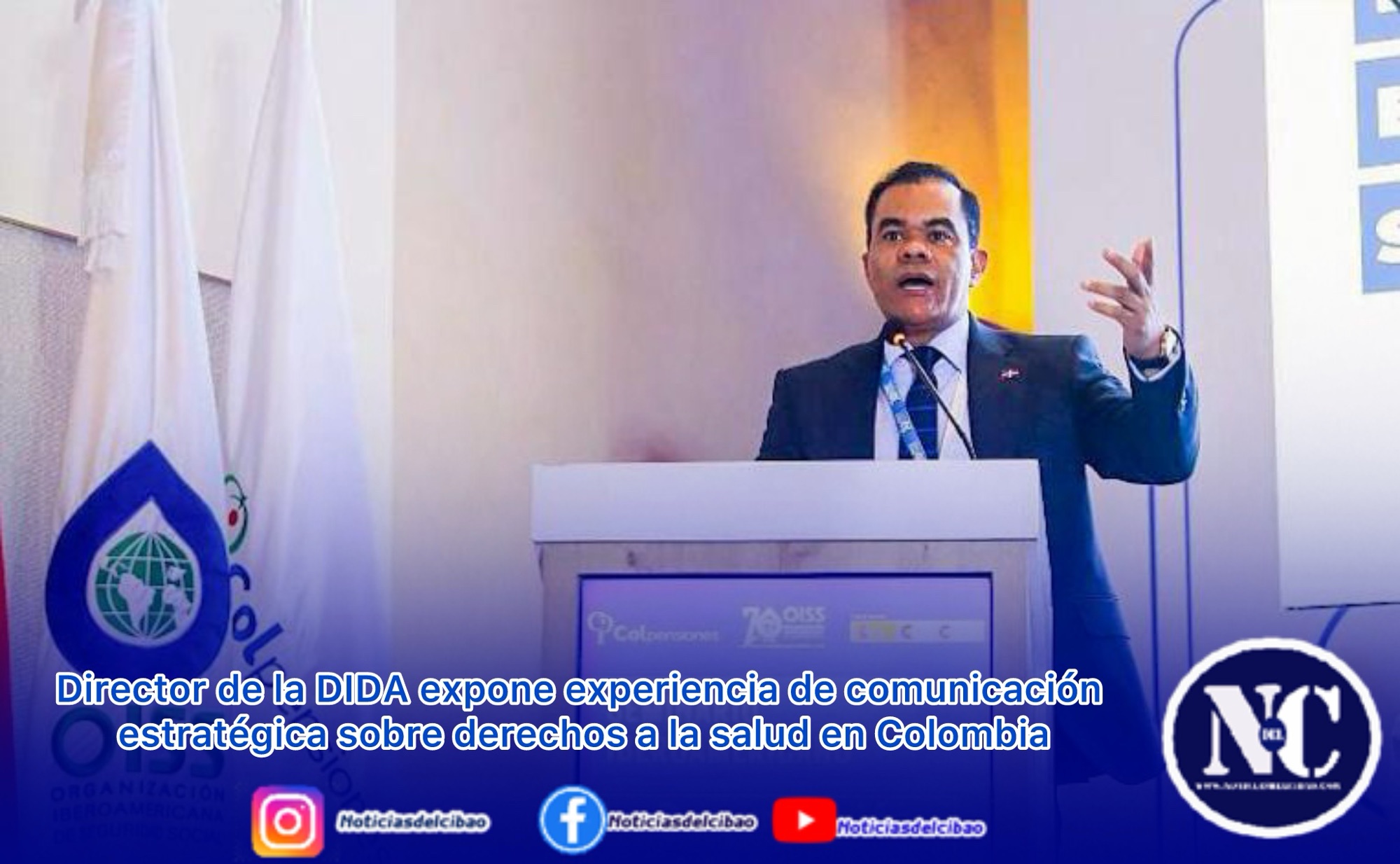 Director de la DIDA expone experiencia de comunicación estratégica sobre derechos a la salud en Colombia