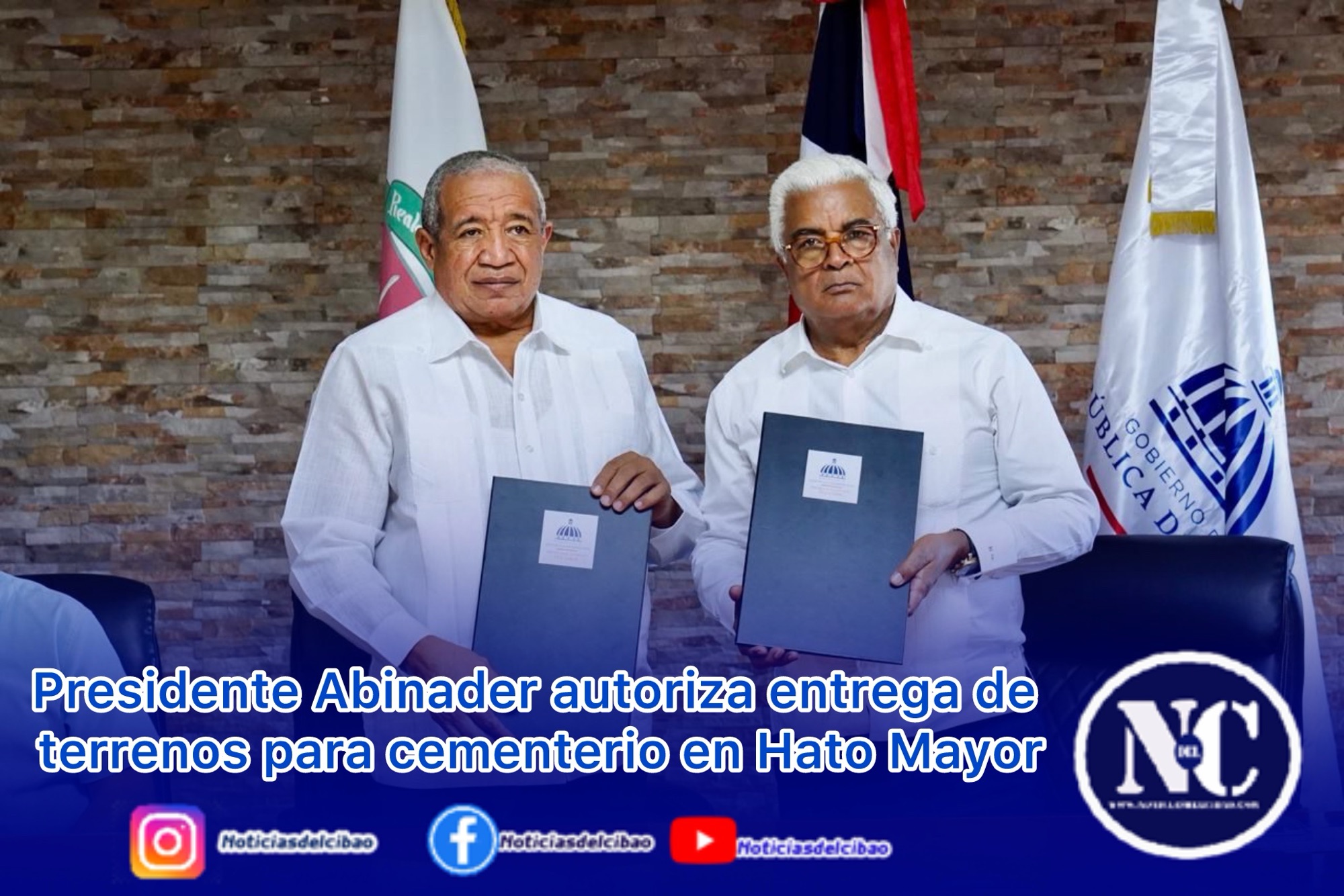 Presidente Abinader autoriza entrega de terrenos para cementerio en Hato Mayor