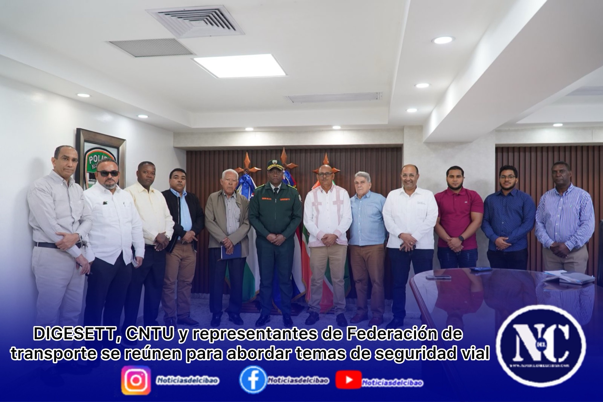 DIGESETT, CNTU y representantes de Federación de transporte se reúnen para abordar temas de seguridad vial
