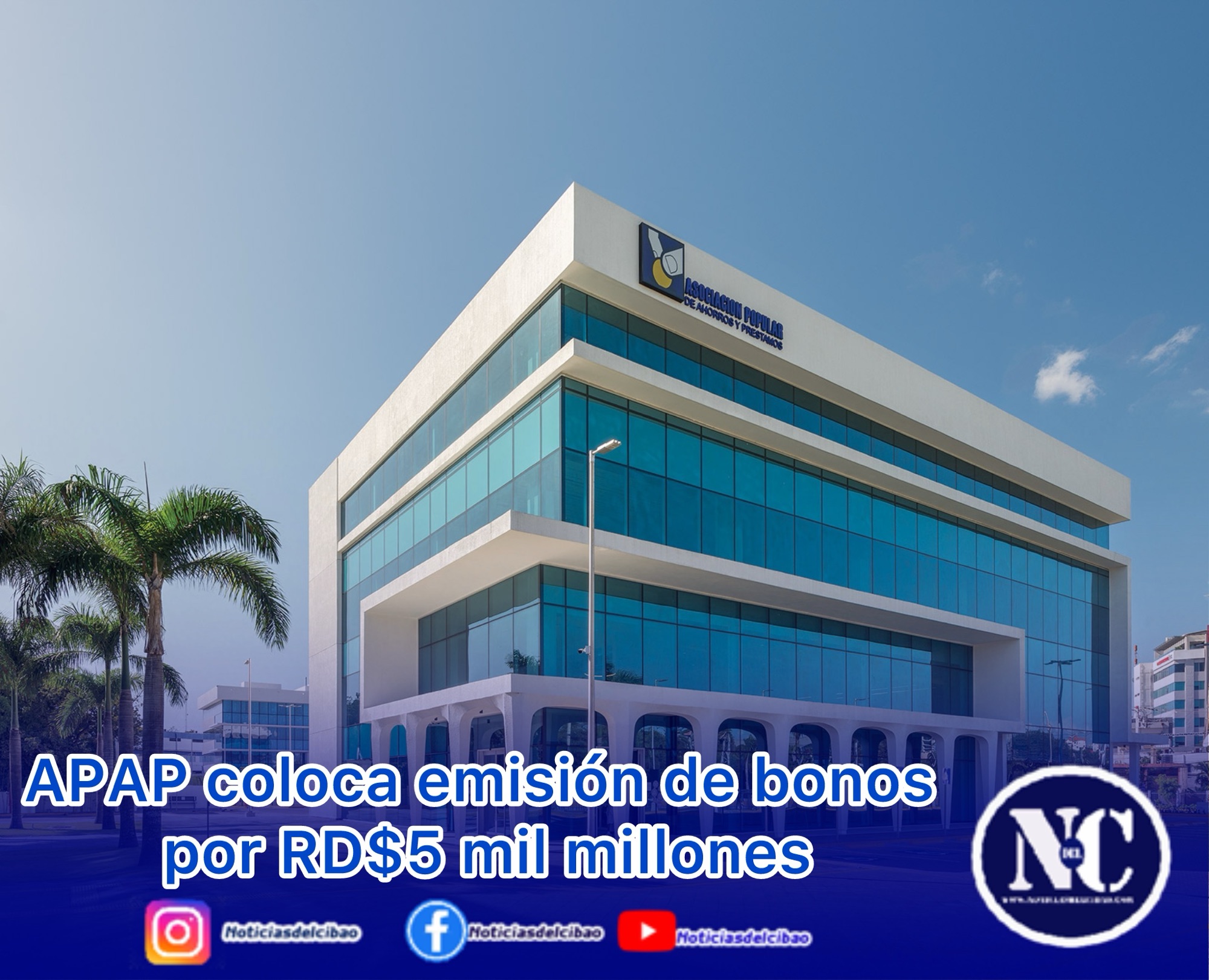 APAP&nbsp;coloca emisión de bonos por RD$5 mil millones