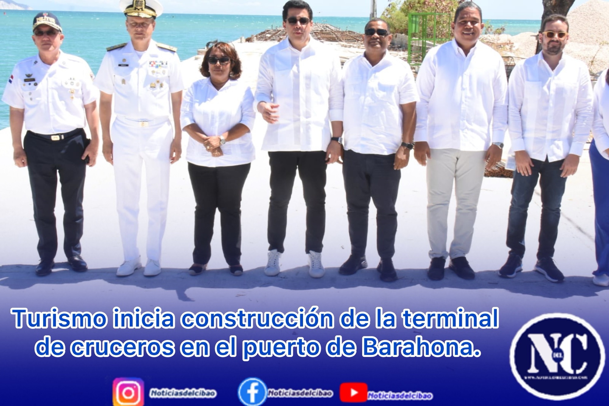 Turismo inicia construcción de la terminal de cruceros en el puerto de Barahona.
