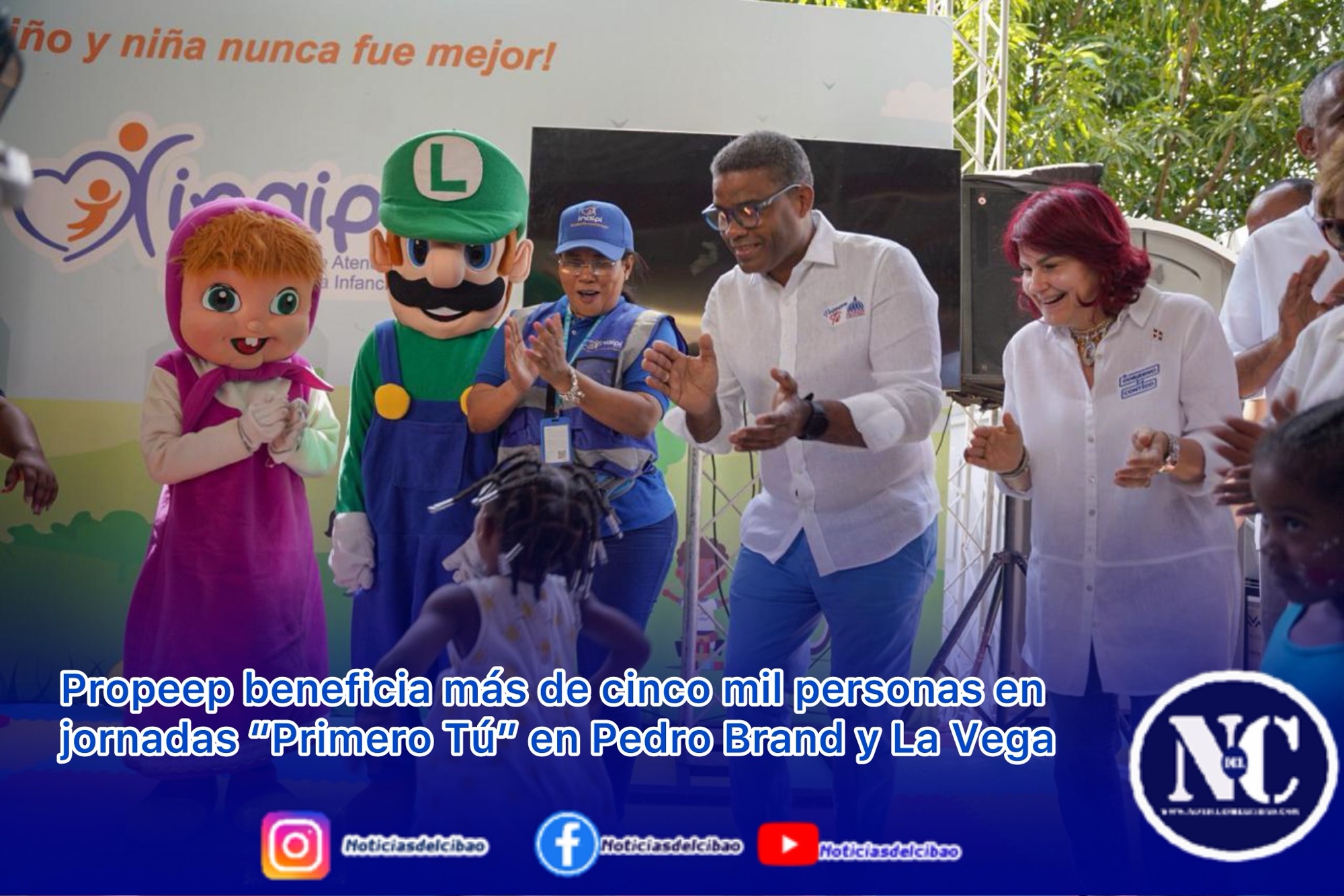 Propeep beneficia más de cinco mil personas en jornadas “Primero Tú” en Pedro Brand y La Vega