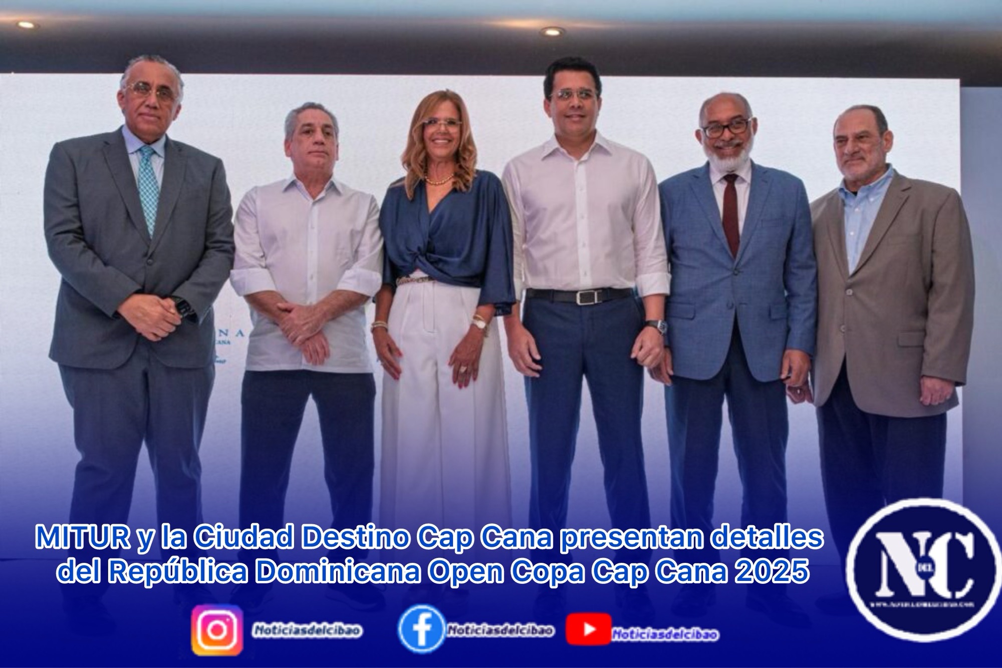 MITUR y la Ciudad Destino Cap Cana presentan detalles del República Dominicana Open Copa Cap Cana 2025
