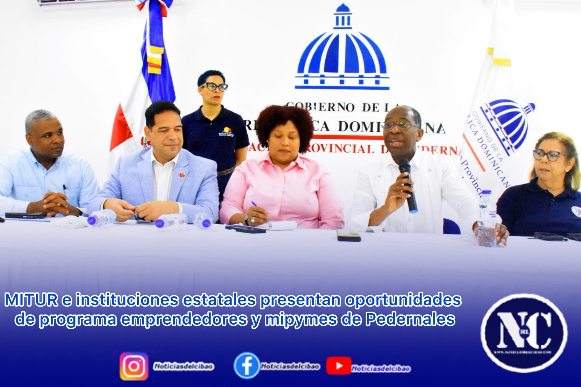 MITUR e instituciones estatales presentan oportunidades de programa emprendedores y mipymes de Pedernales