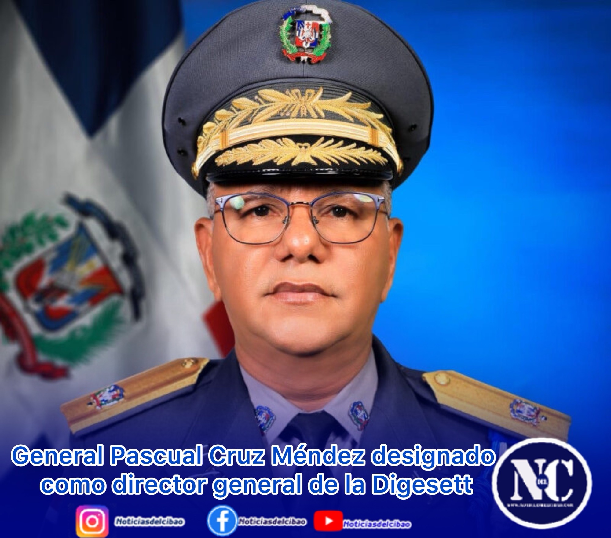 General Pascual Cruz Méndez designado como director general de la Digesett