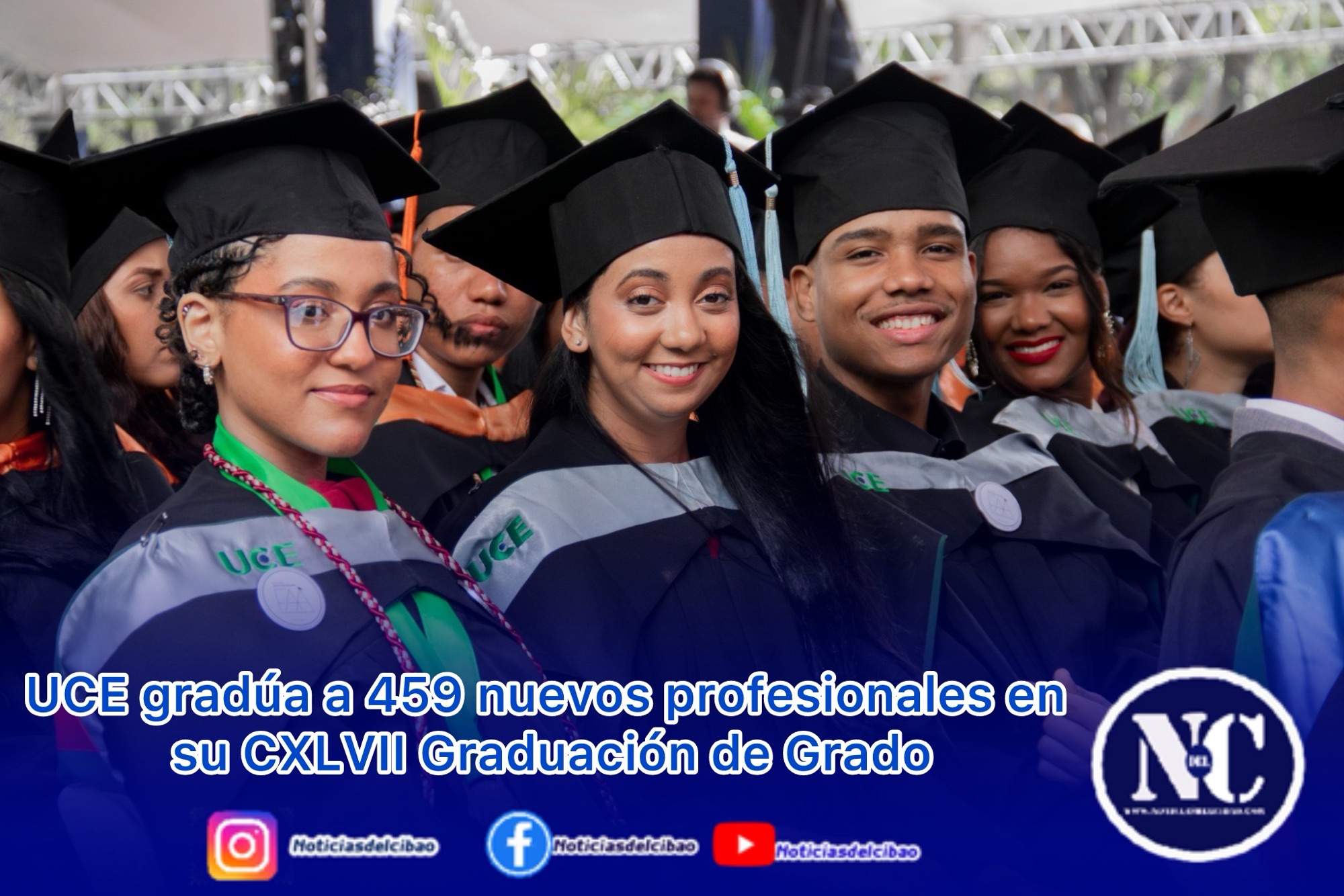 UCE gradúa a 459 nuevos profesionales en su CXLVII Graduación de Grado