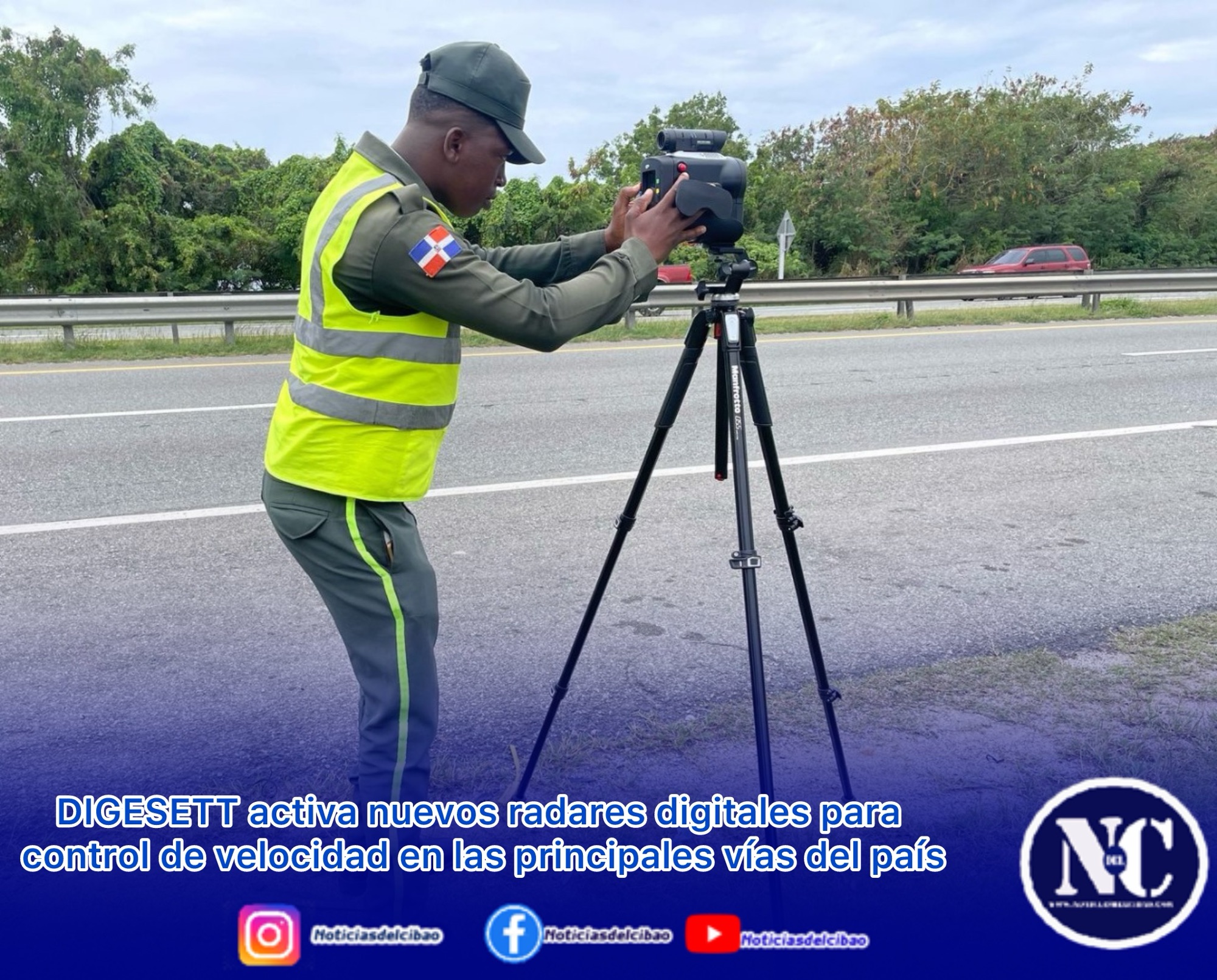 DIGESETT activa nuevos radares digitales para control de velocidad en las principales vías del país