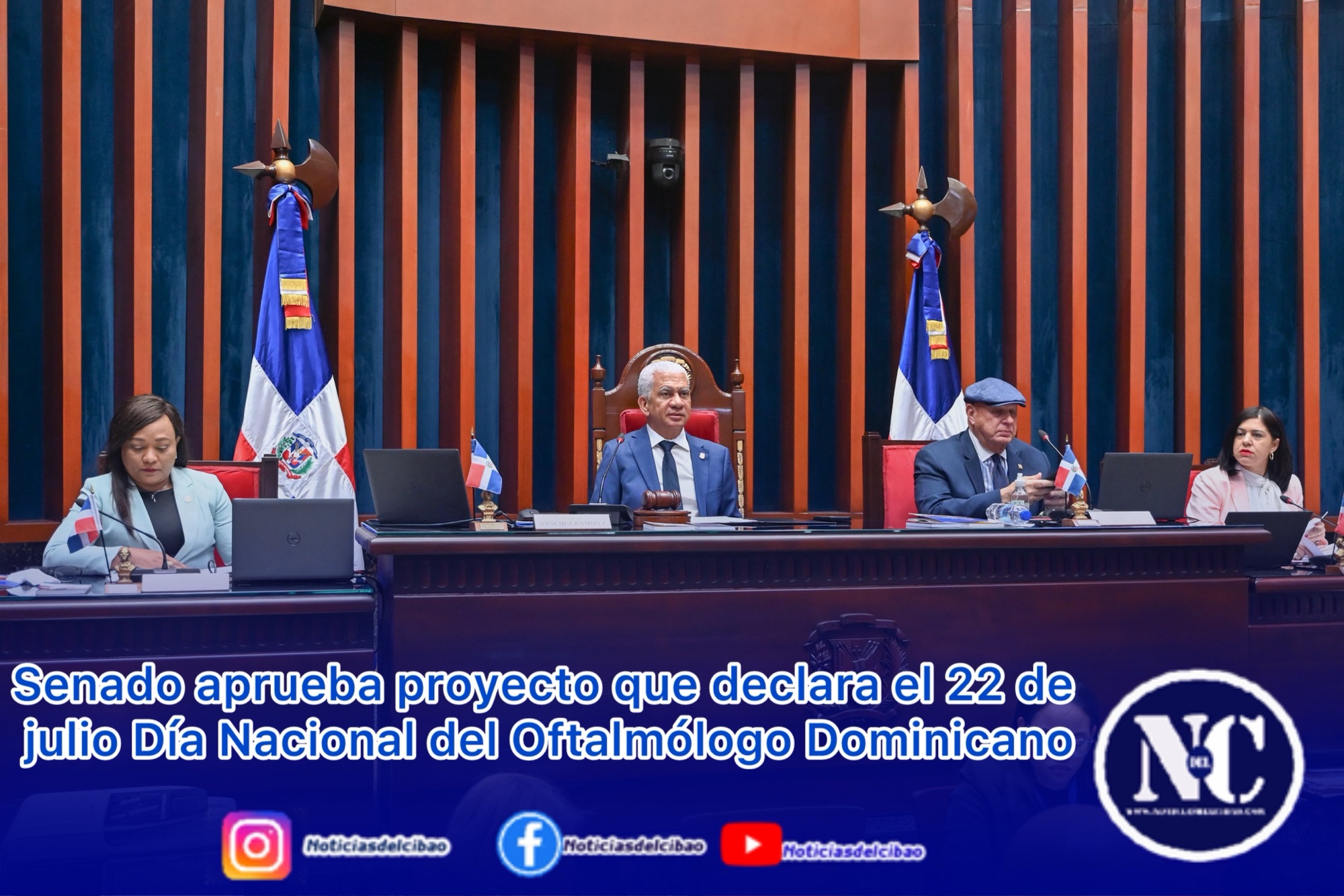 Senado aprueba proyecto que declara el 22 de julio Día Nacional del Oftalmólogo Dominicano