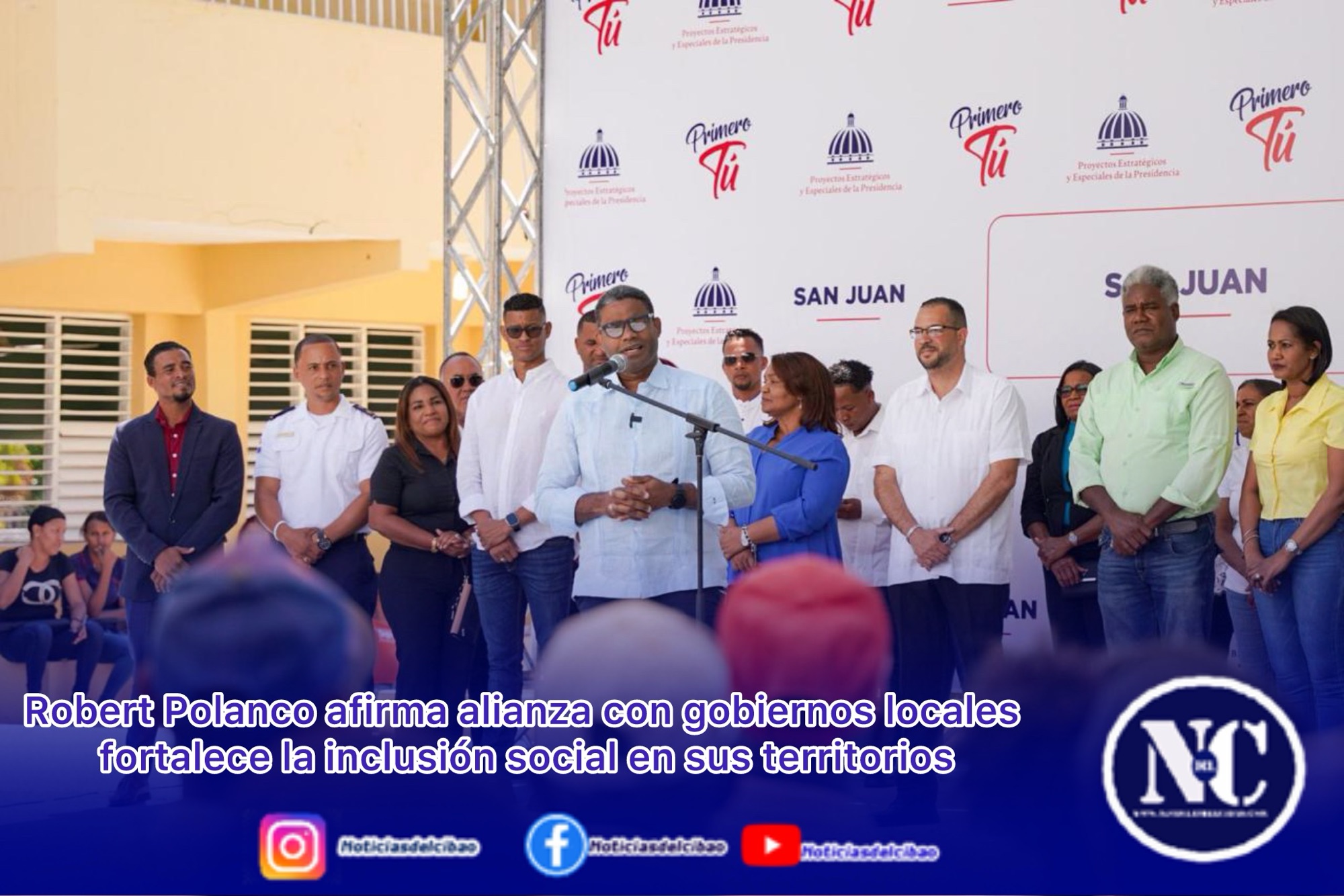 Robert Polanco afirma alianza con gobiernos locales fortalece la inclusión social en sus territorios