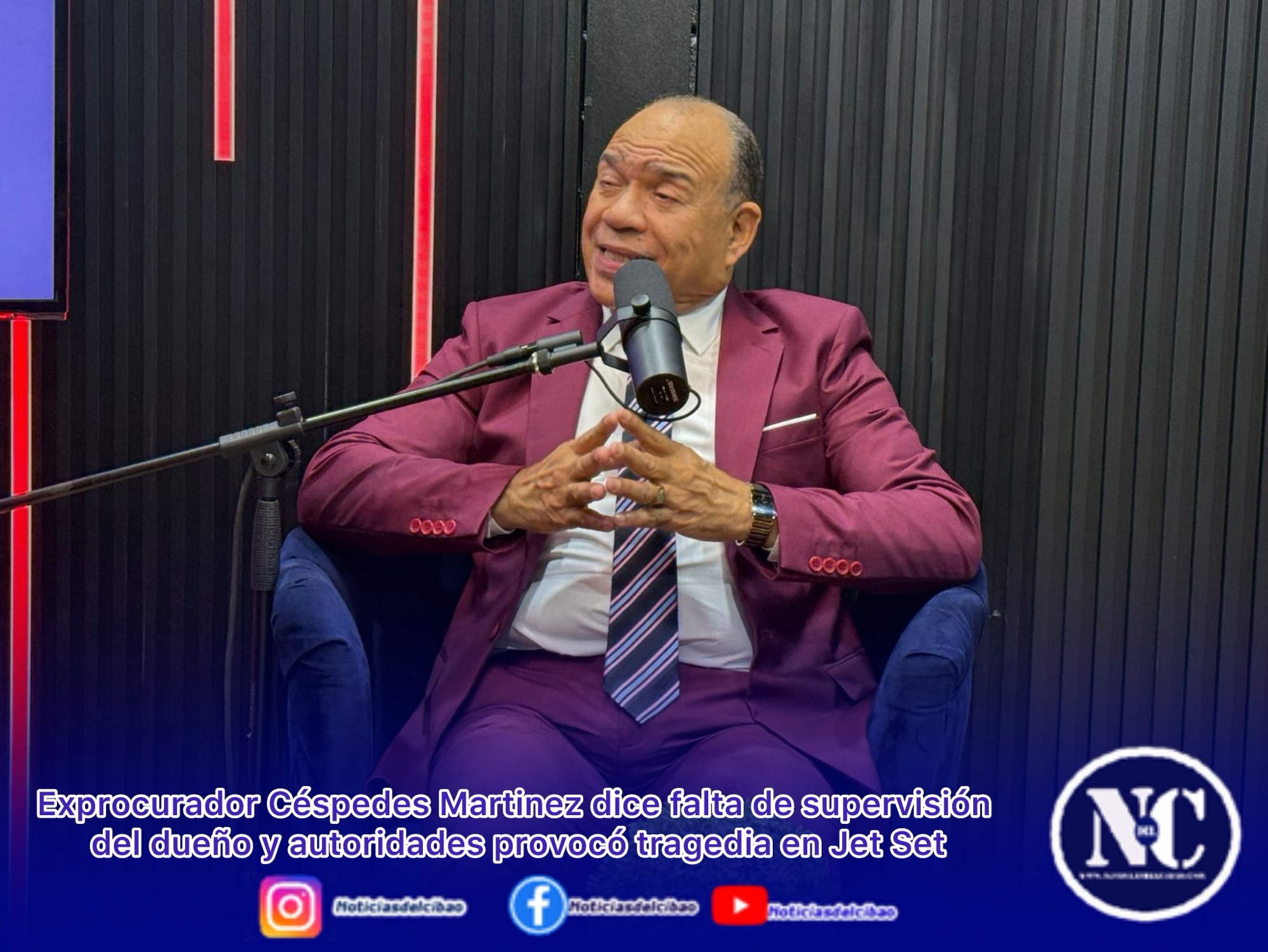 Exprocurador Céspedes Martinez dice falta de supervisión del dueño y autoridades provocó tragedia en Jet Set