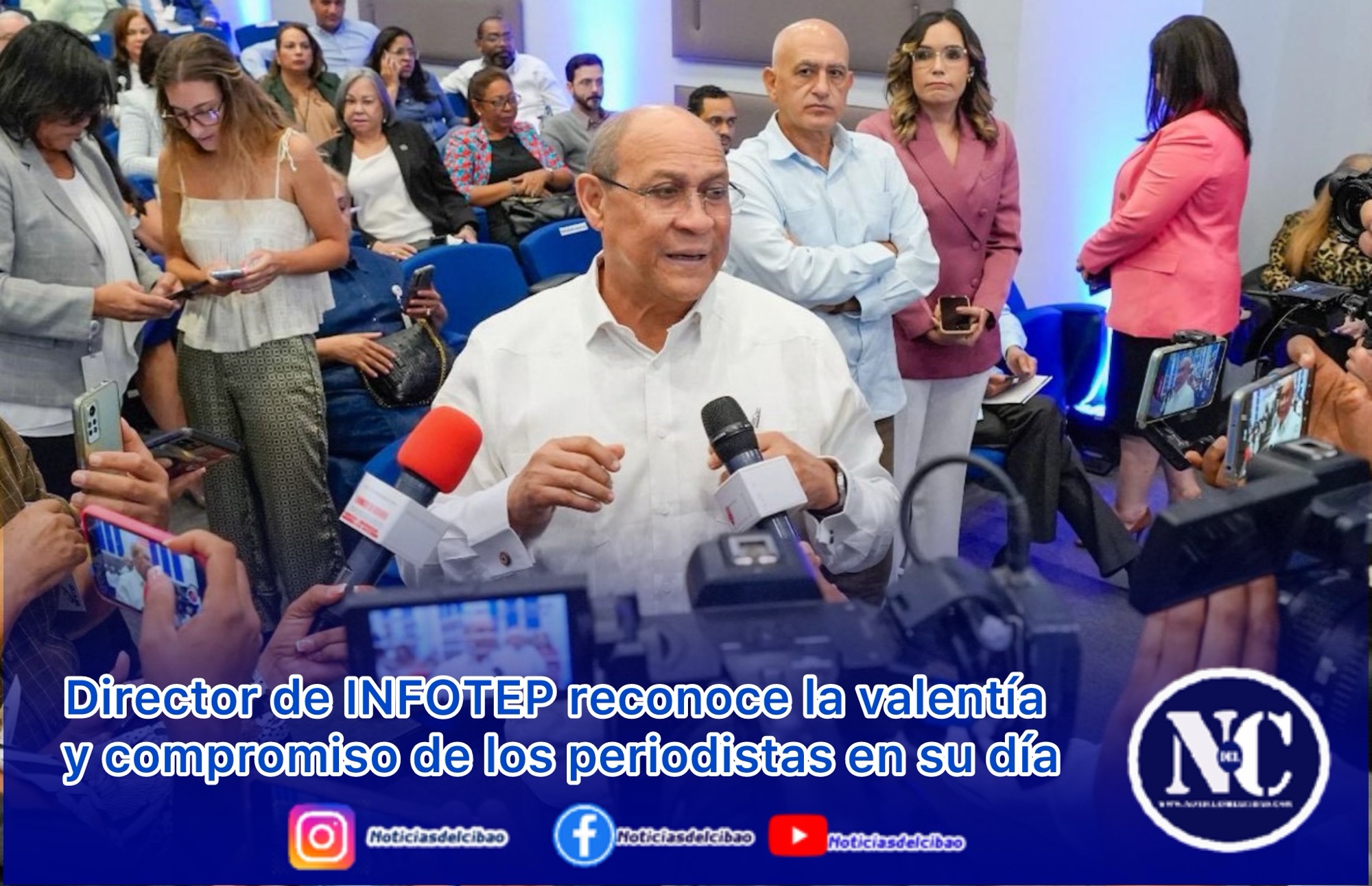 Director de INFOTEP reconoce la valentía y compromiso de los periodistas en su día