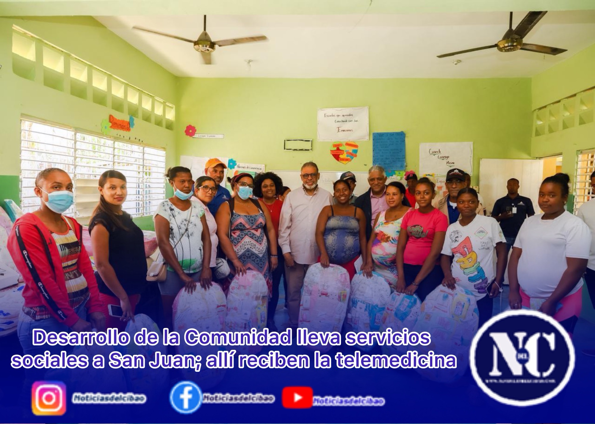 Desarrollo de la Comunidad lleva servicios sociales a San Juan; allí reciben la telemedicina