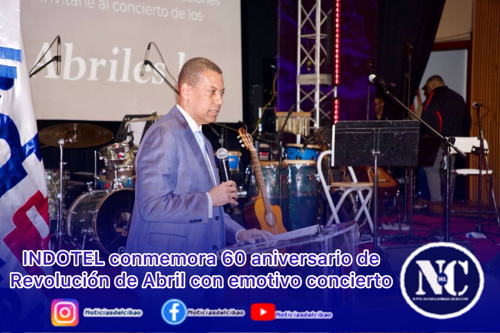 INDOTEL conmemora 60 aniversario de Revolución de Abril con emotivo concierto
