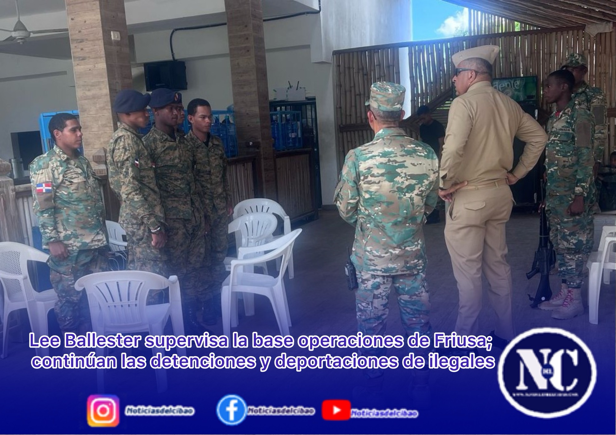 Lee Ballester supervisa la base operaciones de Friusa; continúan las detenciones y deportaciones de ilegales