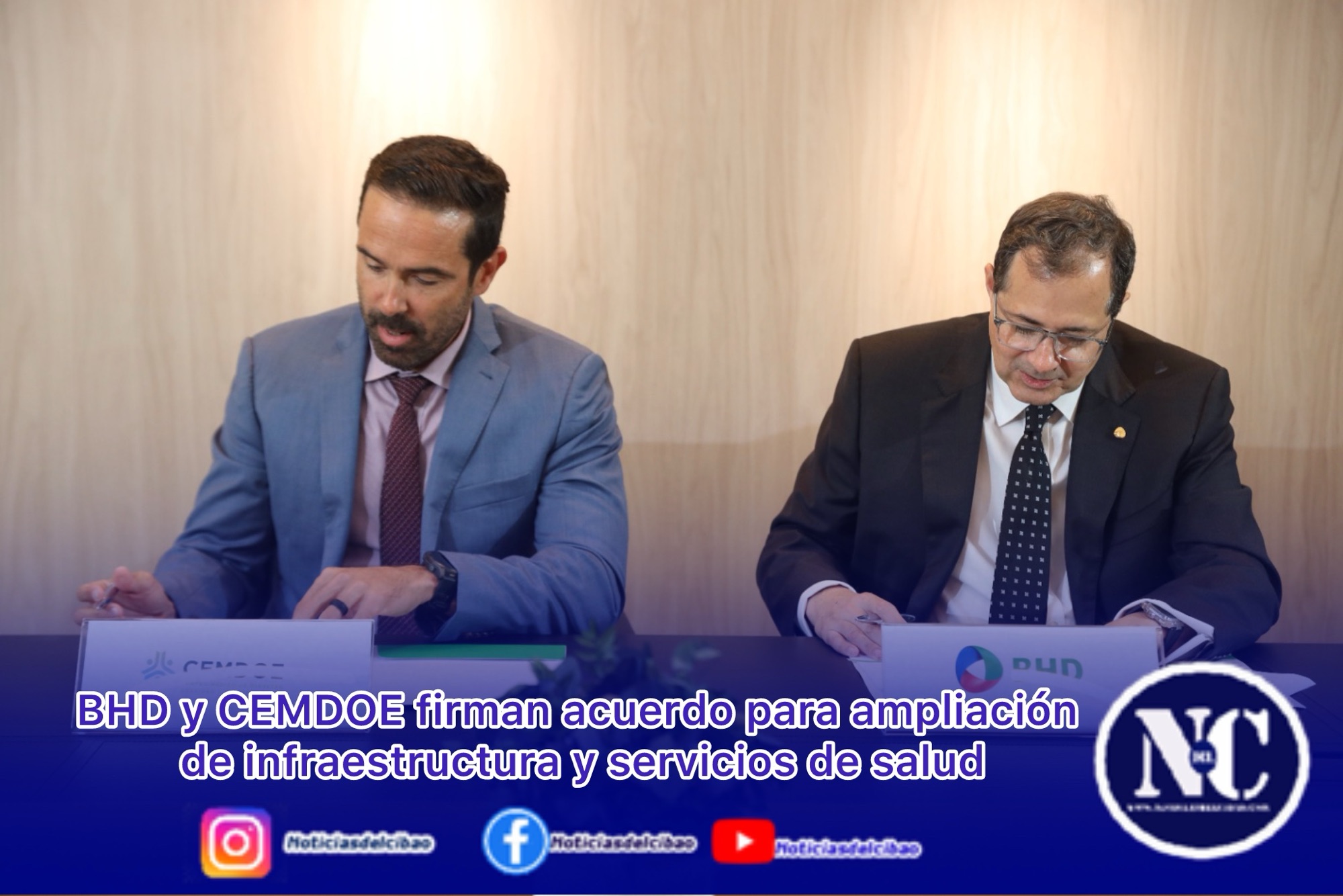 BHD y CEMDOE firman acuerdo para ampliación de infraestructura y servicios de salud