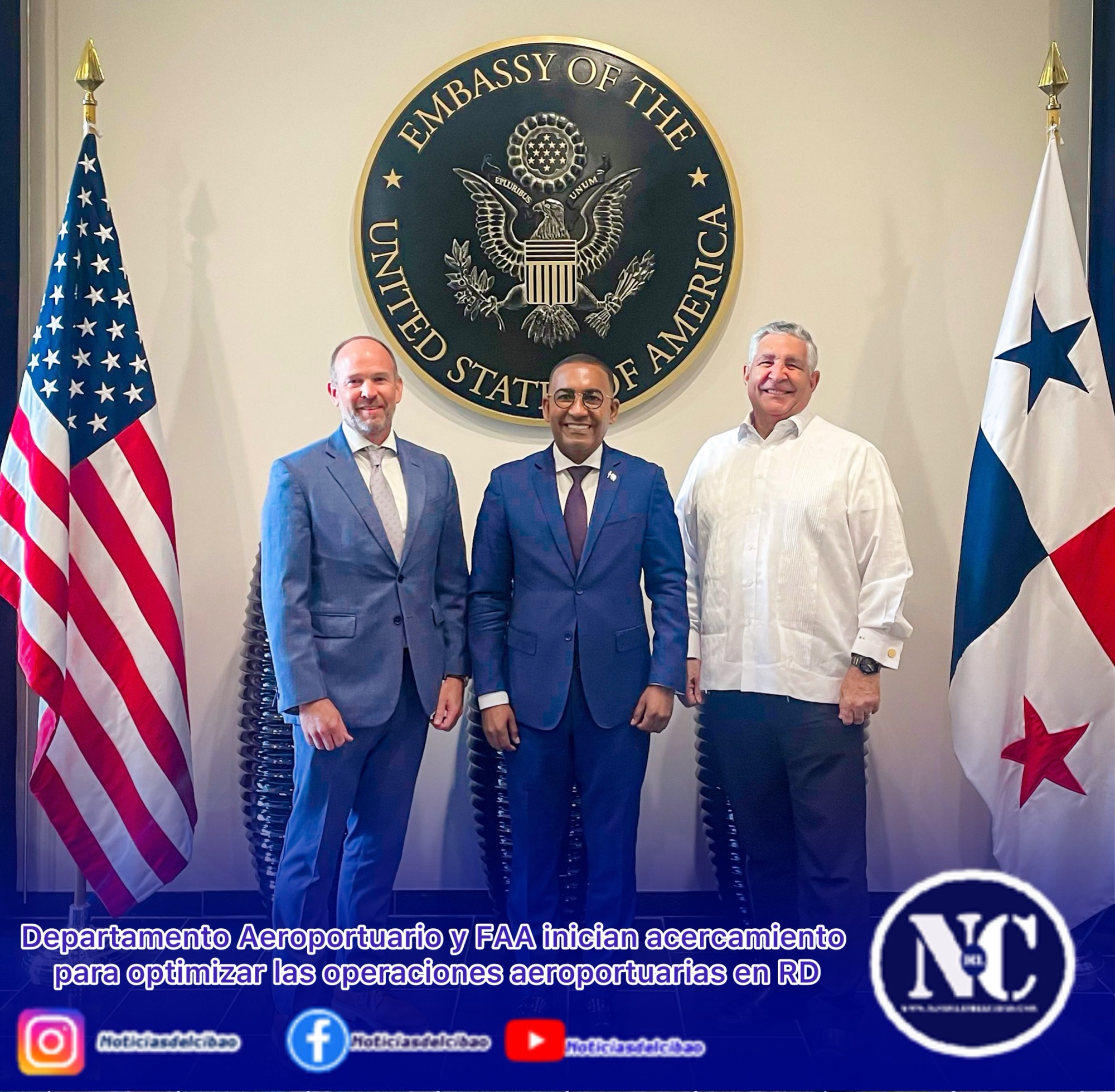 Departamento Aeroportuario y FAA inician acercamiento para optimizar las operaciones aeroportuarias en RD