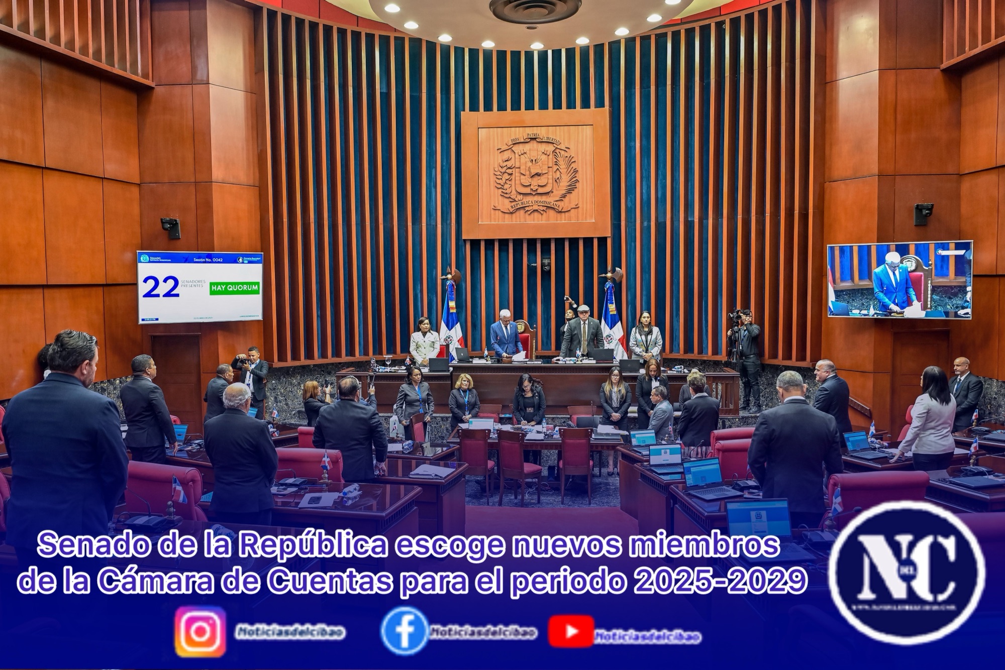 Senado de la República escoge nuevos miembros de la Cámara de Cuentas para el periodo 2025-2029