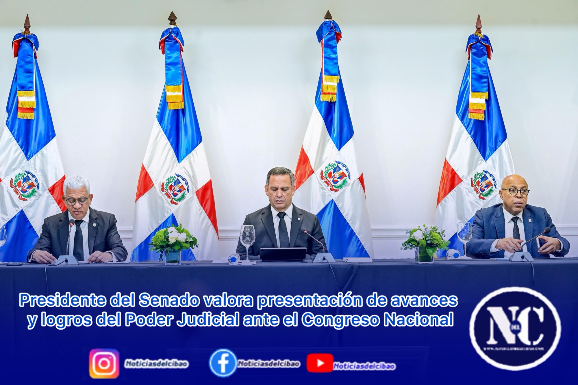 Presidente del Senado valora presentación de avances y logros del Poder Judicial ante el Congreso Nacional