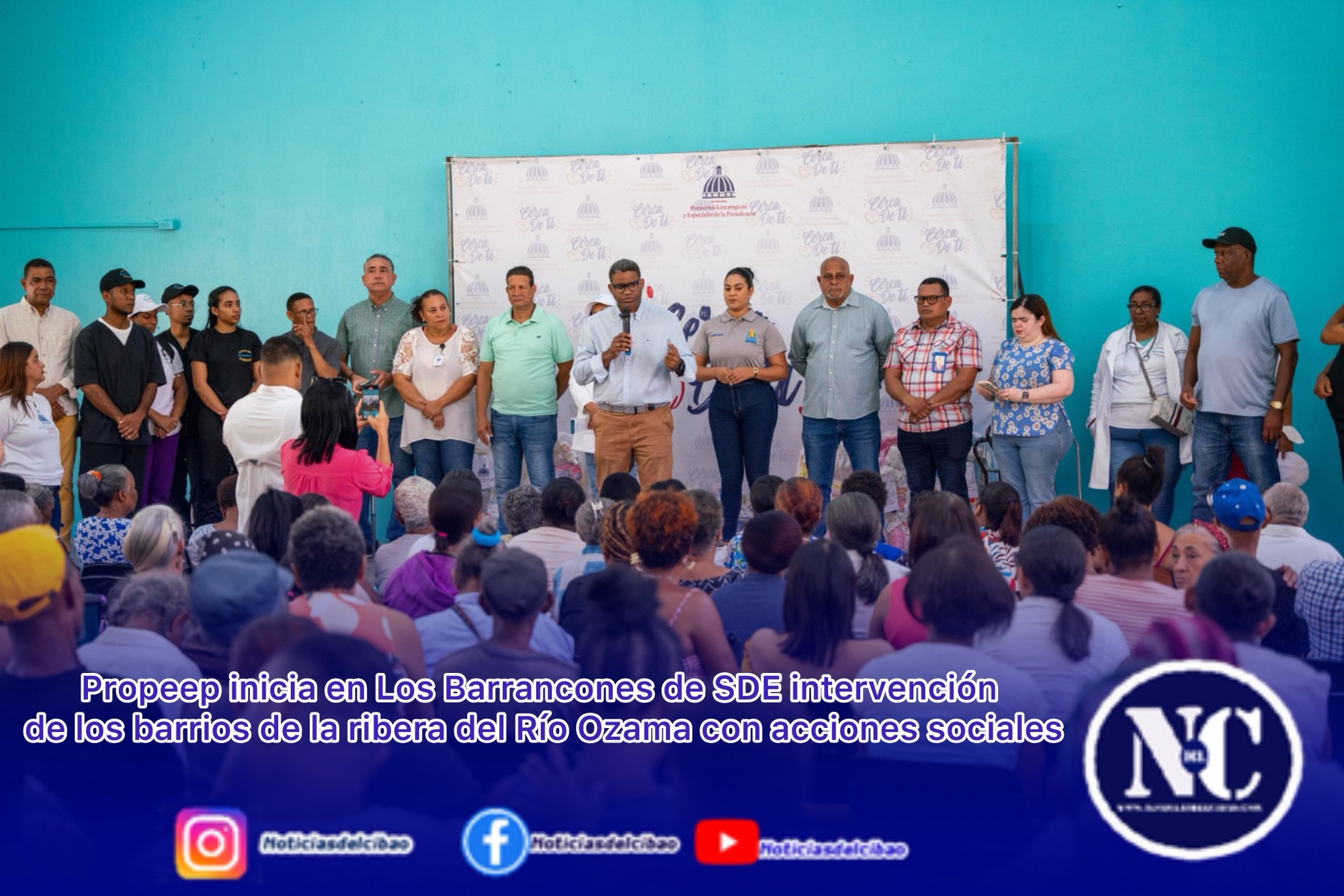 Propeep inicia en Los Barrancones de SDE intervención de los barrios de la ribera del Río Ozama con acciones sociales
