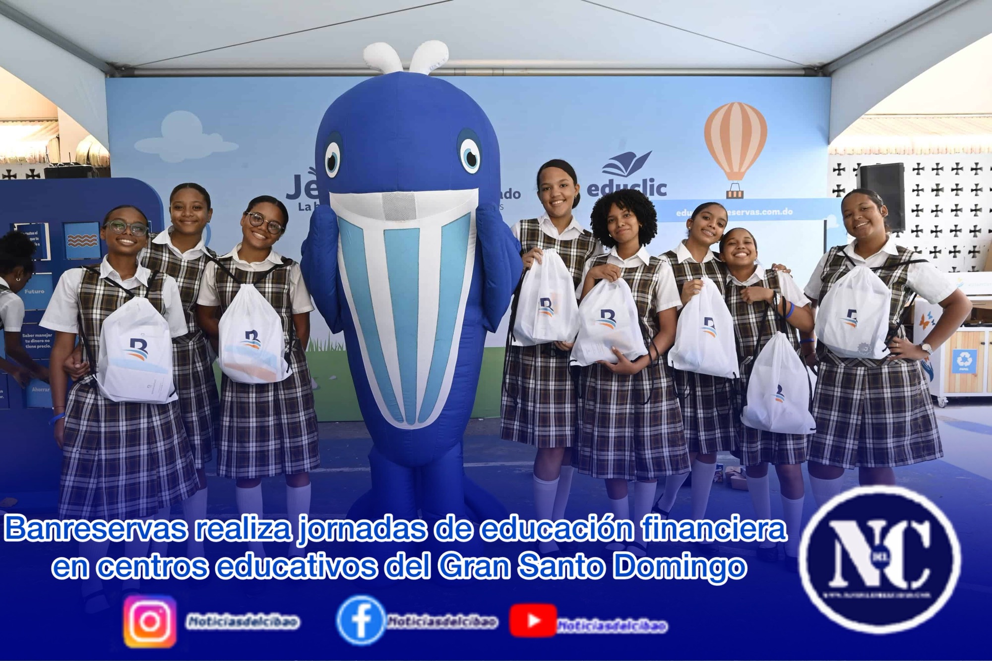 Banreservas realiza jornadas de educación financiera en centros educativos del Gran Santo Domingo