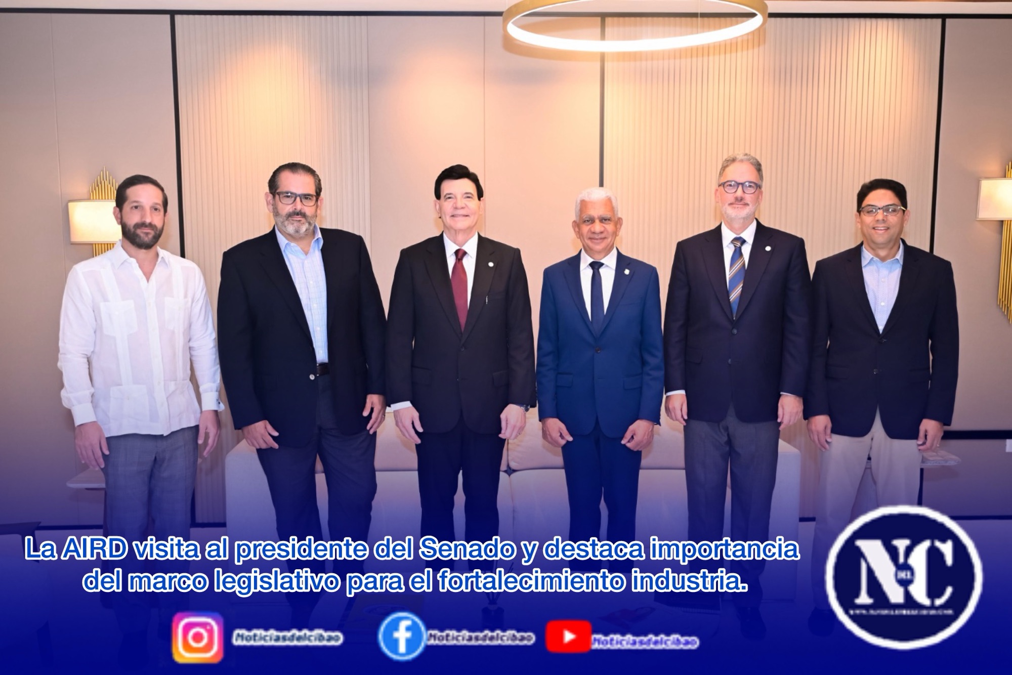 La AIRD visita al presidente del Senado y destaca importancia del marco legislativo para el fortalecimiento industria.