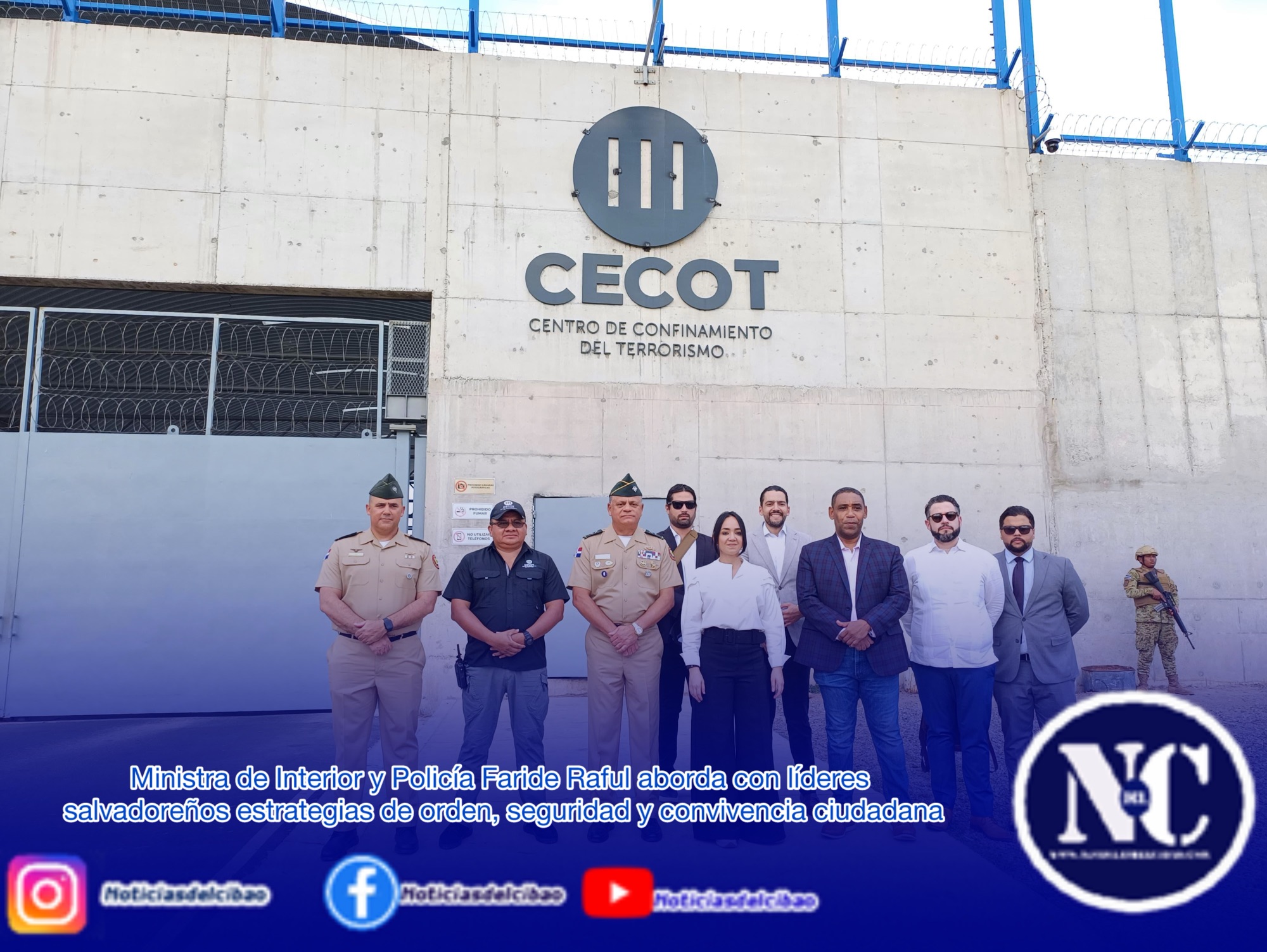 Ministra de Interior y Policía Faride Raful aborda con líderes salvadoreños estrategias de orden, seguridad y convivencia ciudadana