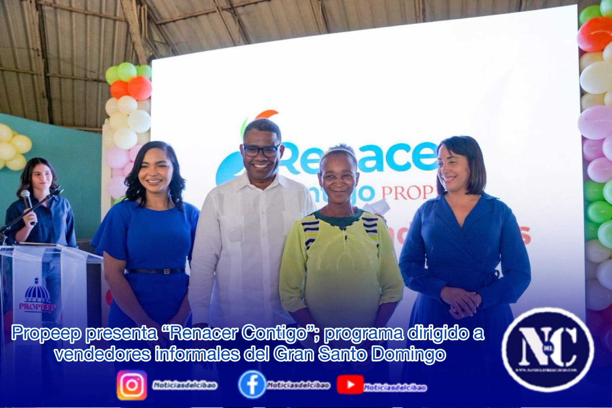Propeep presenta “Renacer Contigo”; programa dirigido a vendedores informales del Gran Santo Domingo
