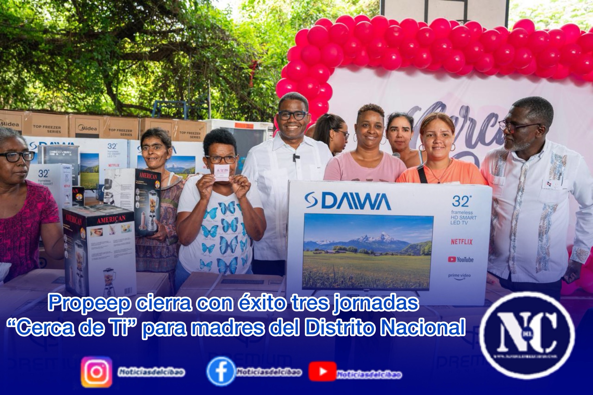 Propeep cierra con éxito tres jornadas “Cerca de Ti” para madres del Distrito Nacional