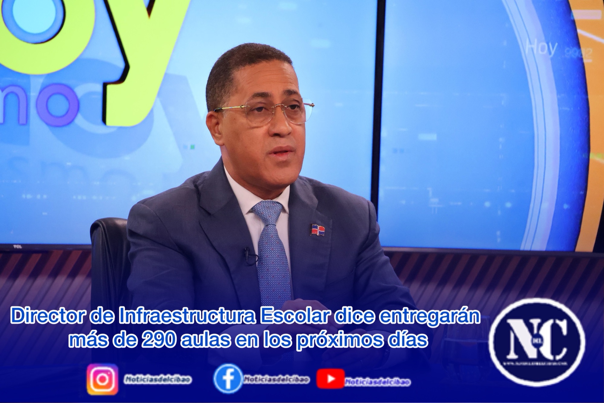 Director de Infraestructura Escolar dice entregarán más de 290 aulas en los próximos días
