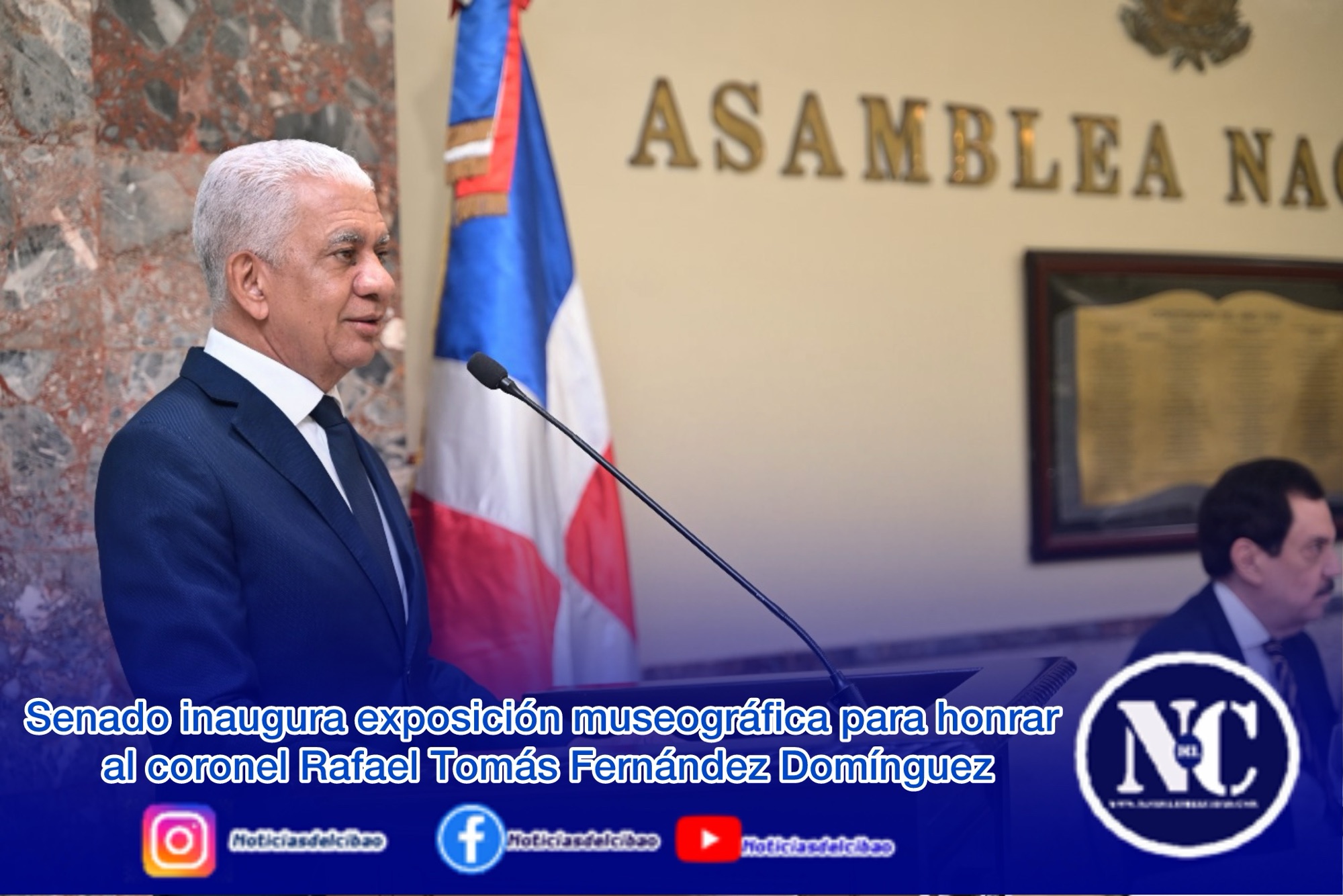Senado inaugura exposición museográfica para honrar al coronel Rafael Tomás Fernández Domínguez