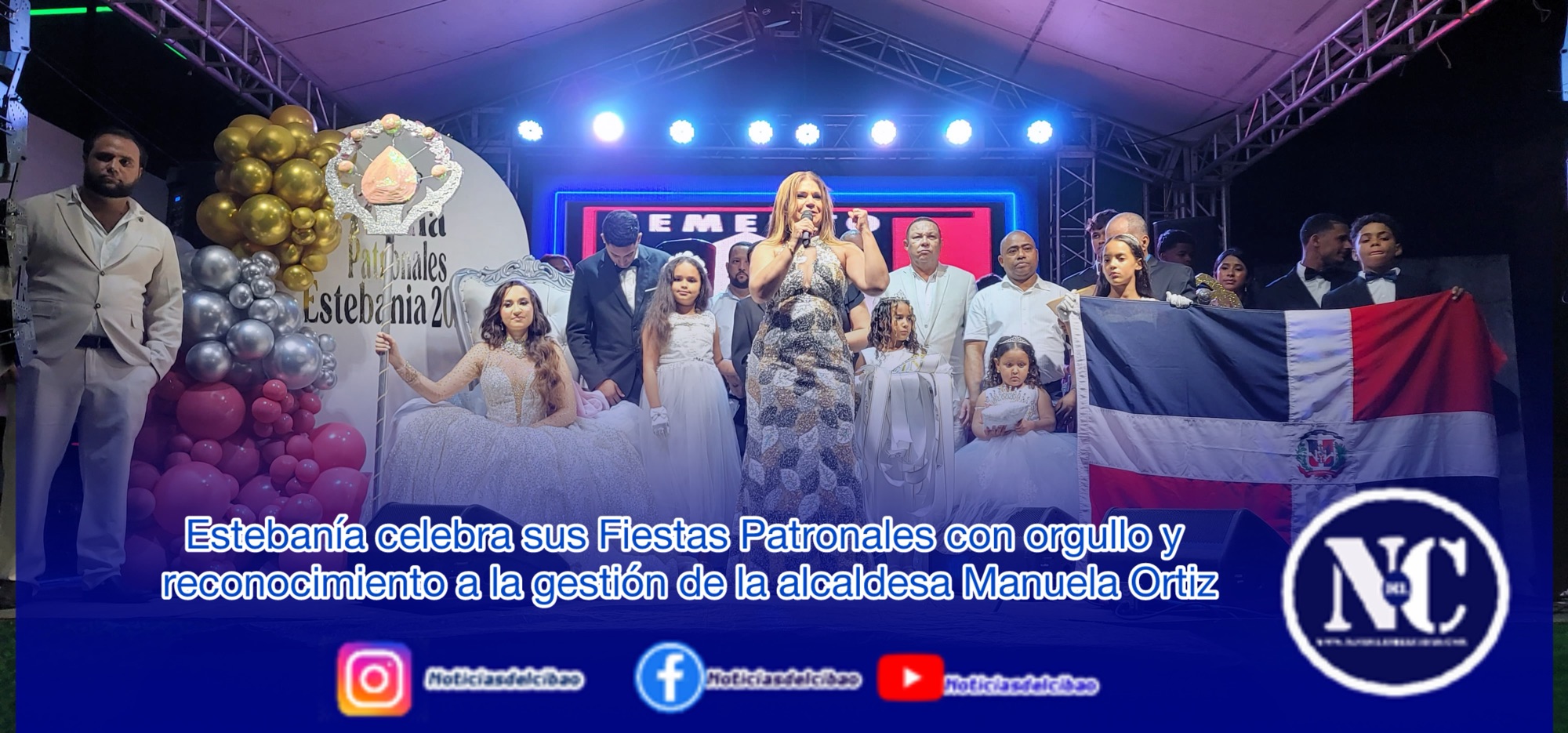 Estebanía celebra sus Fiestas Patronales con orgullo y reconocimiento a la gestión de la alcaldesa Manuela Ortiz