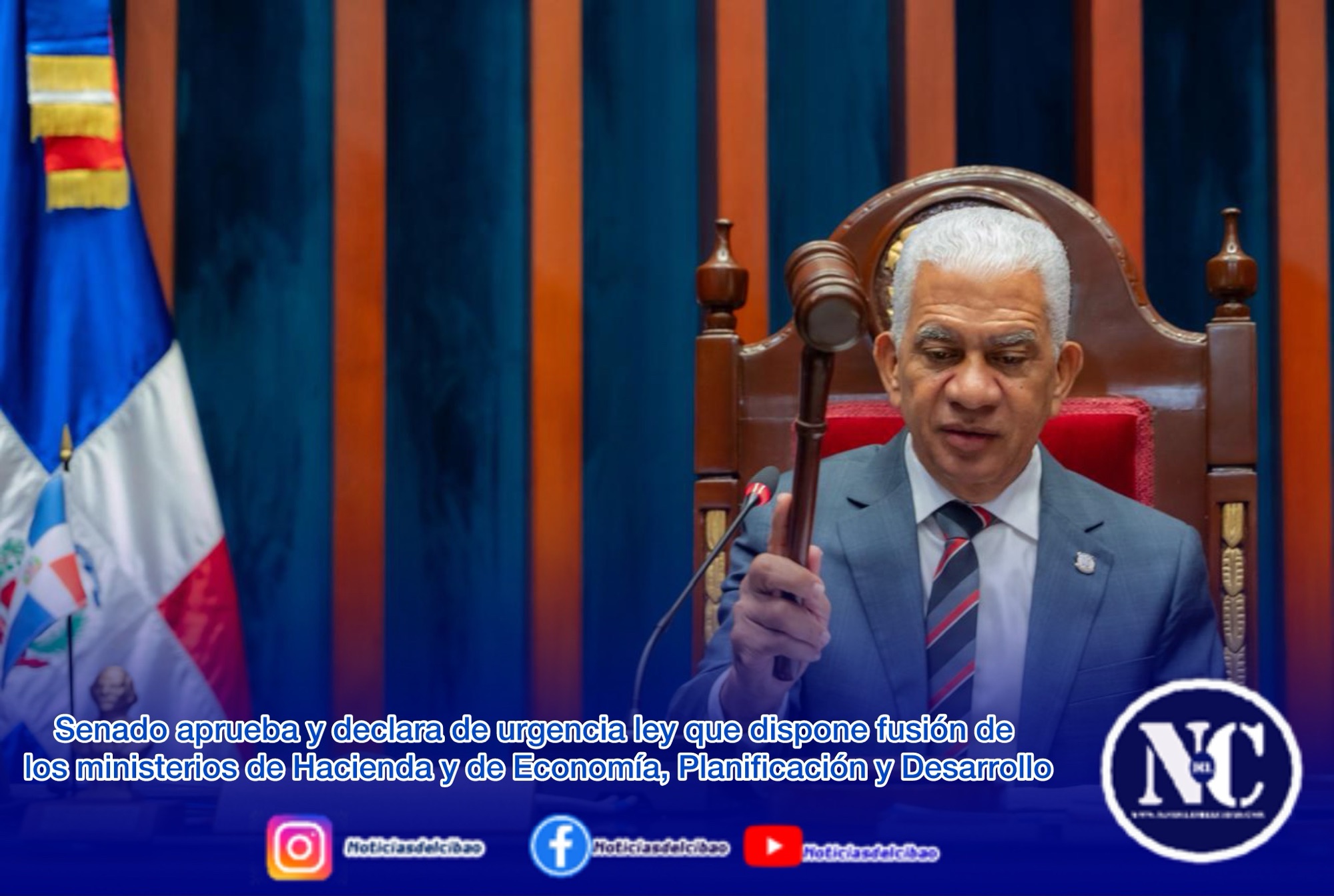 Senado aprueba y declara de urgencia ley que dispone fusión de los ministerios de Hacienda y de Economía, Planificación y Desarrollo